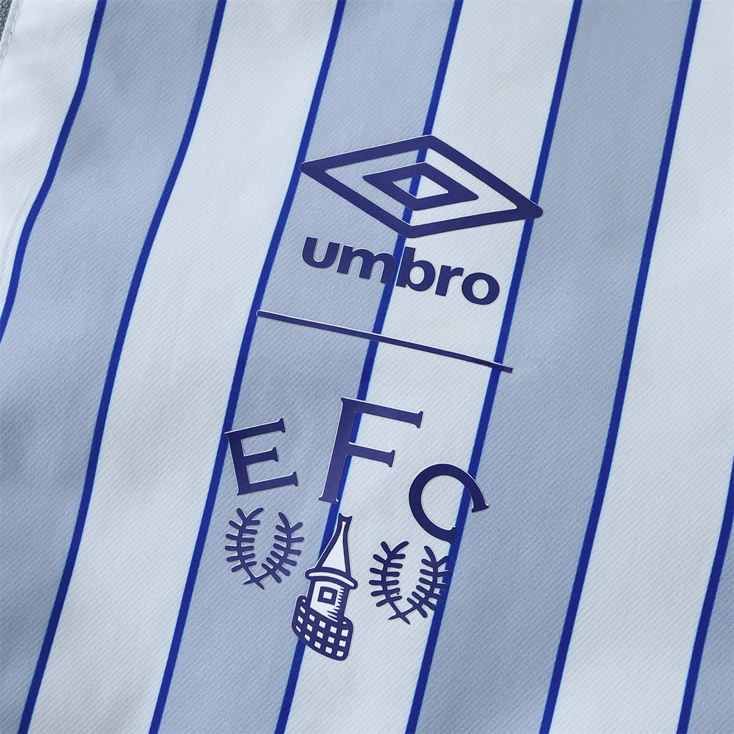 Everton 1988-89 Retro Style Double Sided Reversible Windbreaker - White & Grey - ReplicasJersey