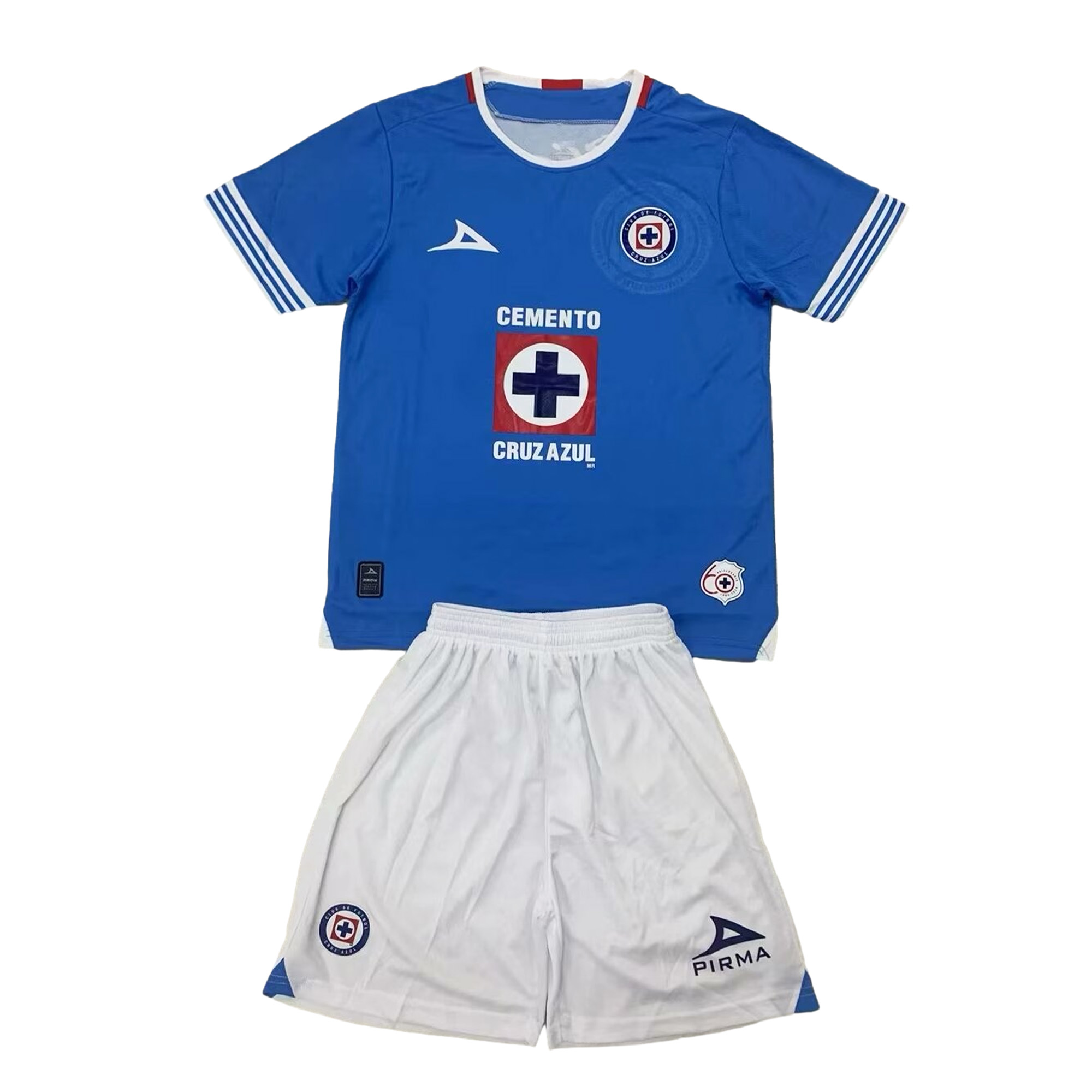 Cruz Azul 24-25 Home Stadium Kids Kit - ReplicasJersey