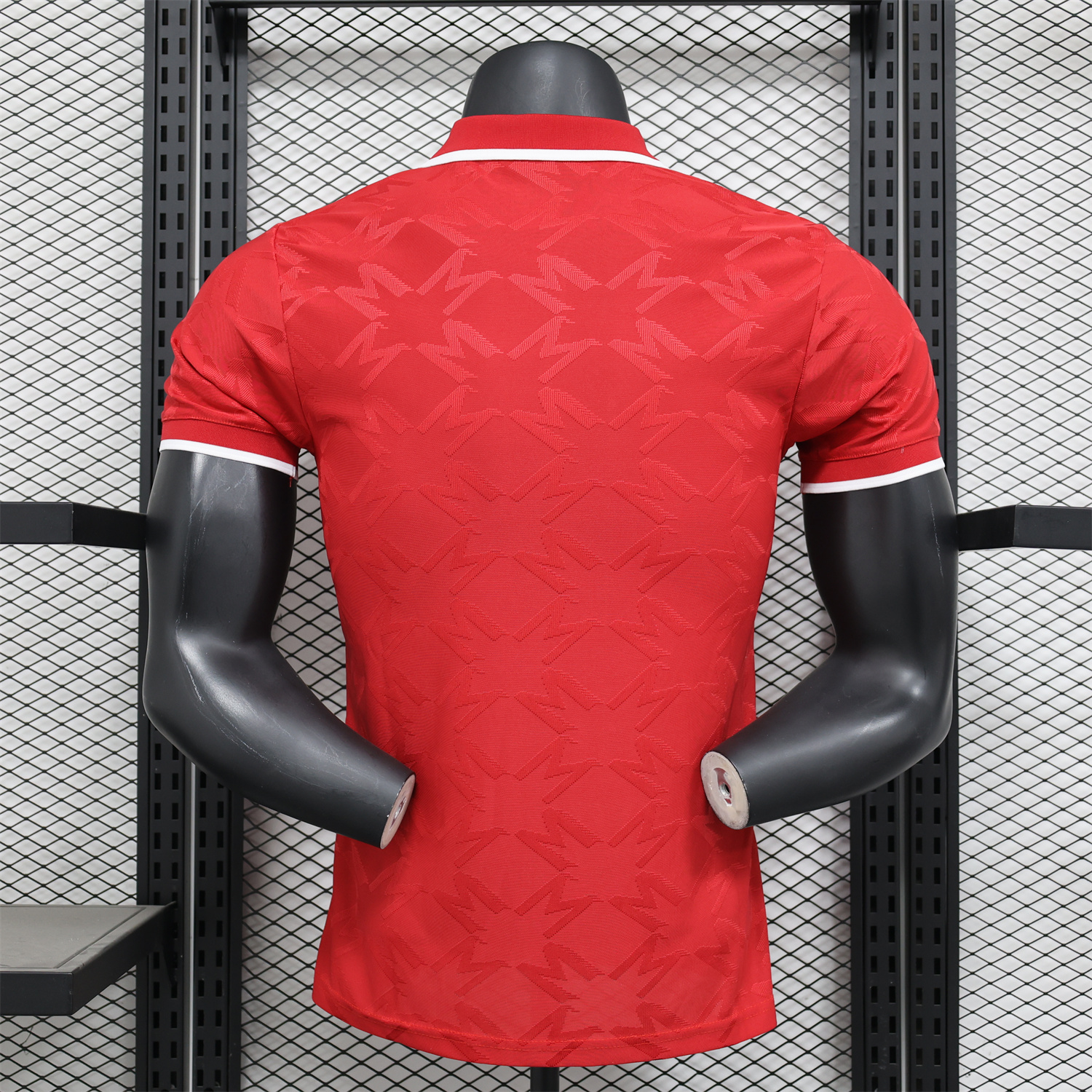Manchester United 24-25 Red POLO Jersey - Player Version - ReplicasJersey