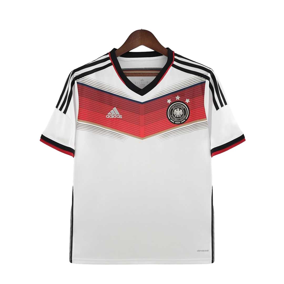 Retro Germany 2014 Home Stadium Jersey - ReplicasJersey