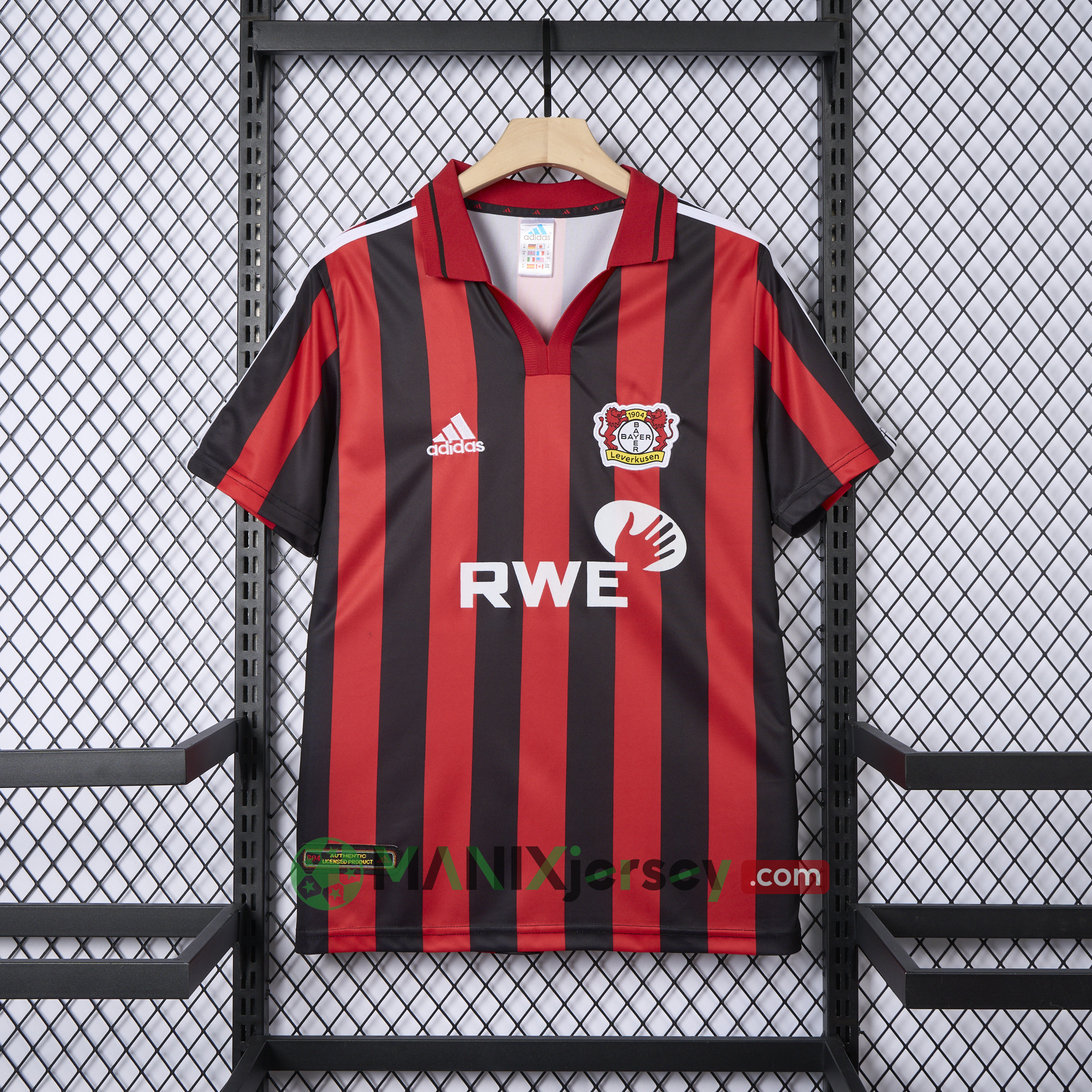 Retro Bayer 04 Leverkusen 2001-02 Home Jersey - ReplicasJersey