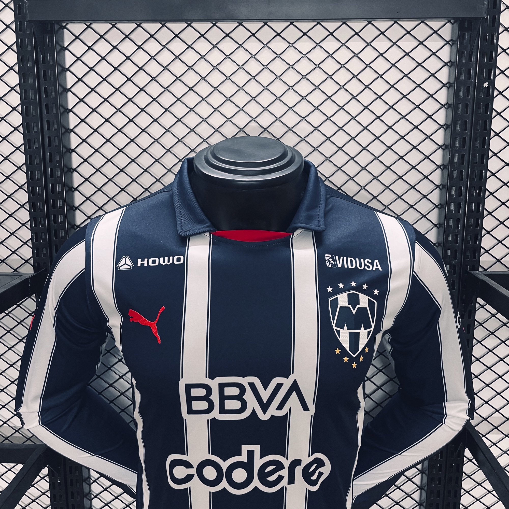 Rayados Monterrey 24-25 Home Long Sleeves Jersey - Player Version - ReplicasJersey