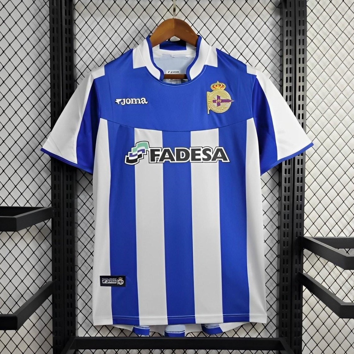 Retro Deportivo de La Coruña 2003-04 Home Stadium Jersey - ReplicasJersey