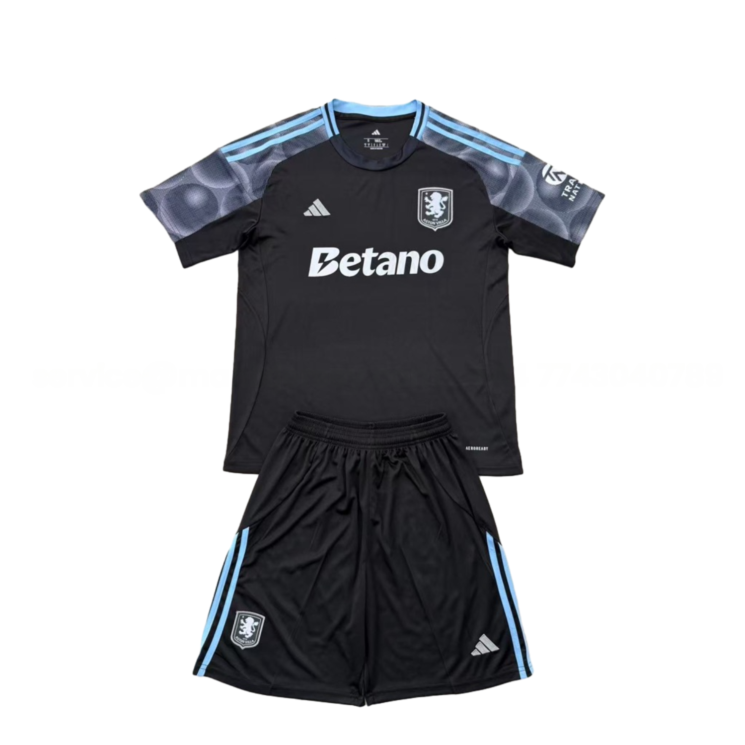 Aston Villa 25-26 Away Men's Adult Jersey Set - Fans Version - ReplicasJersey