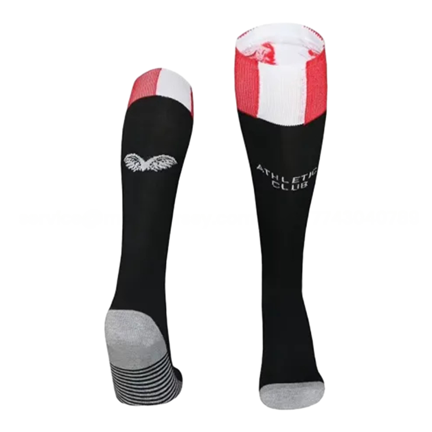 Athletic Bilbao 25-26 Home Socks - Black - ReplicasJersey