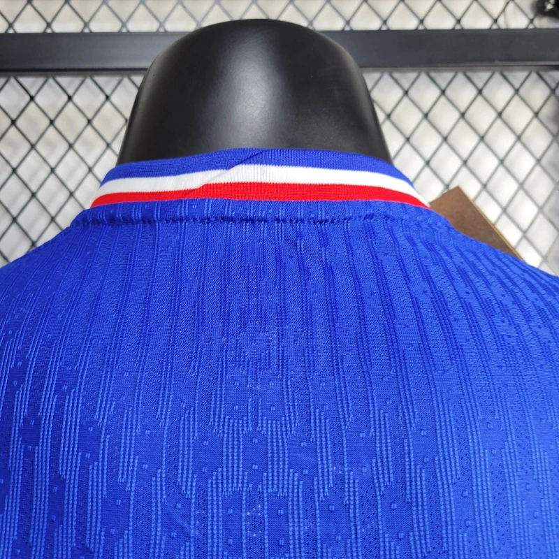 France 2024 Home Long Sleeve Jersey - Player Version - ReplicasJersey