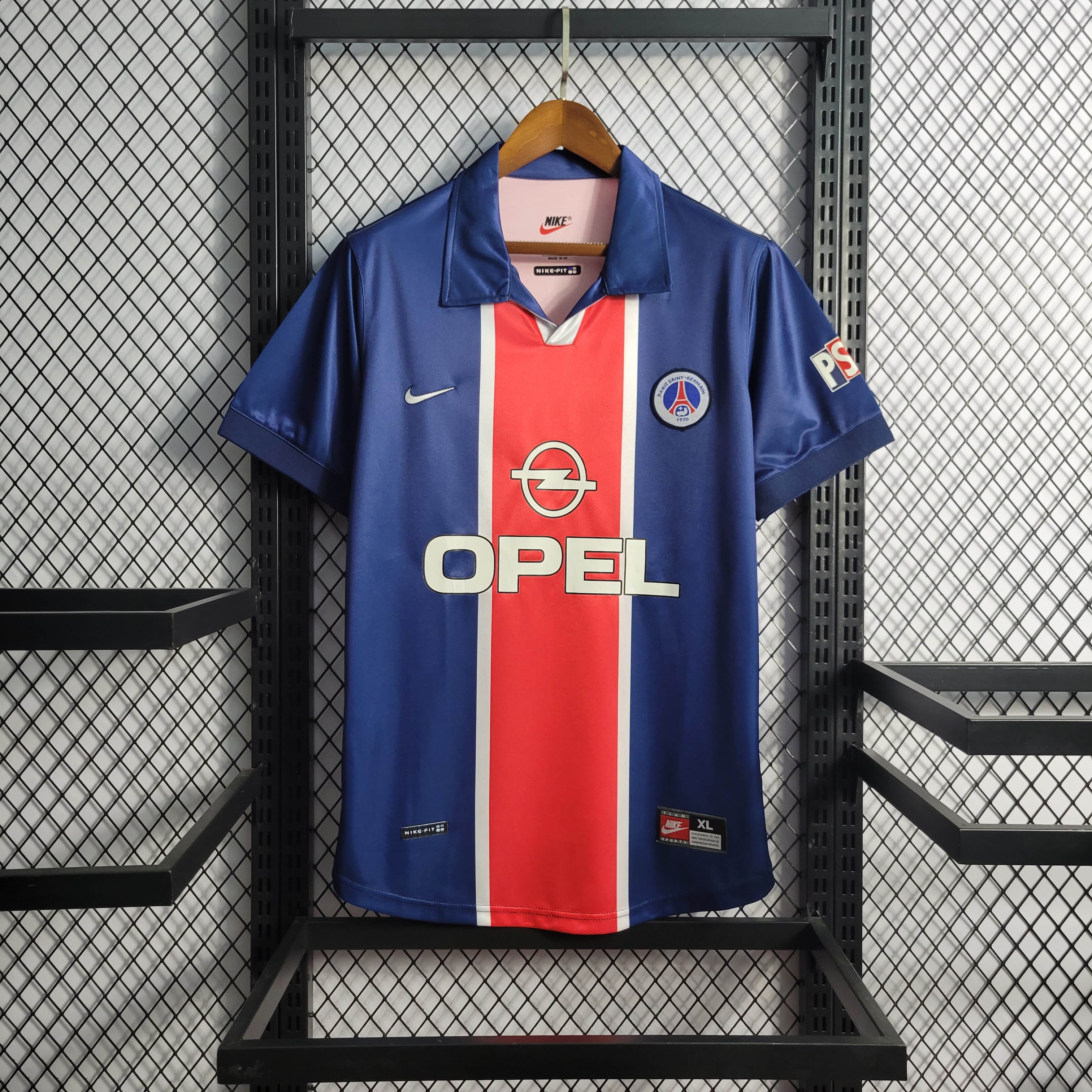 Retro Paris Saint-Germain PSG 1998-99 Home Jersey - ReplicasJersey