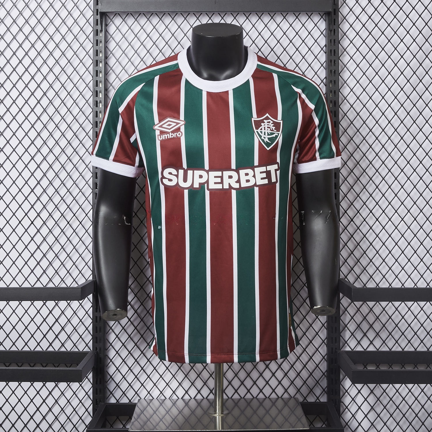 Fluminense 25-26 Home Jersey With Chest Sponsor - Player Version - ReplicasJersey