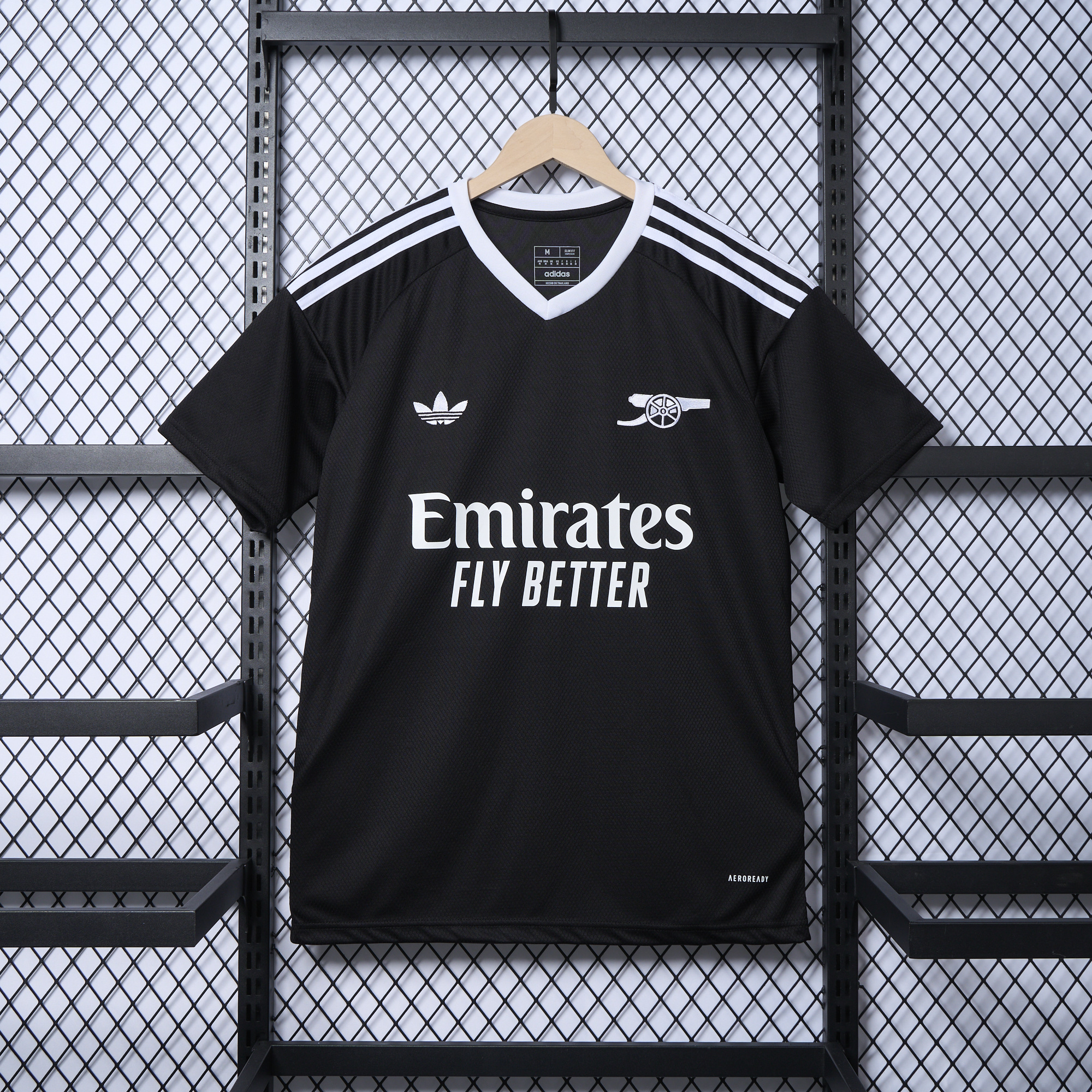 Arsenal 24-25 Black Goalkeeper GK Third Jersey - Fans Version - ReplicasJersey