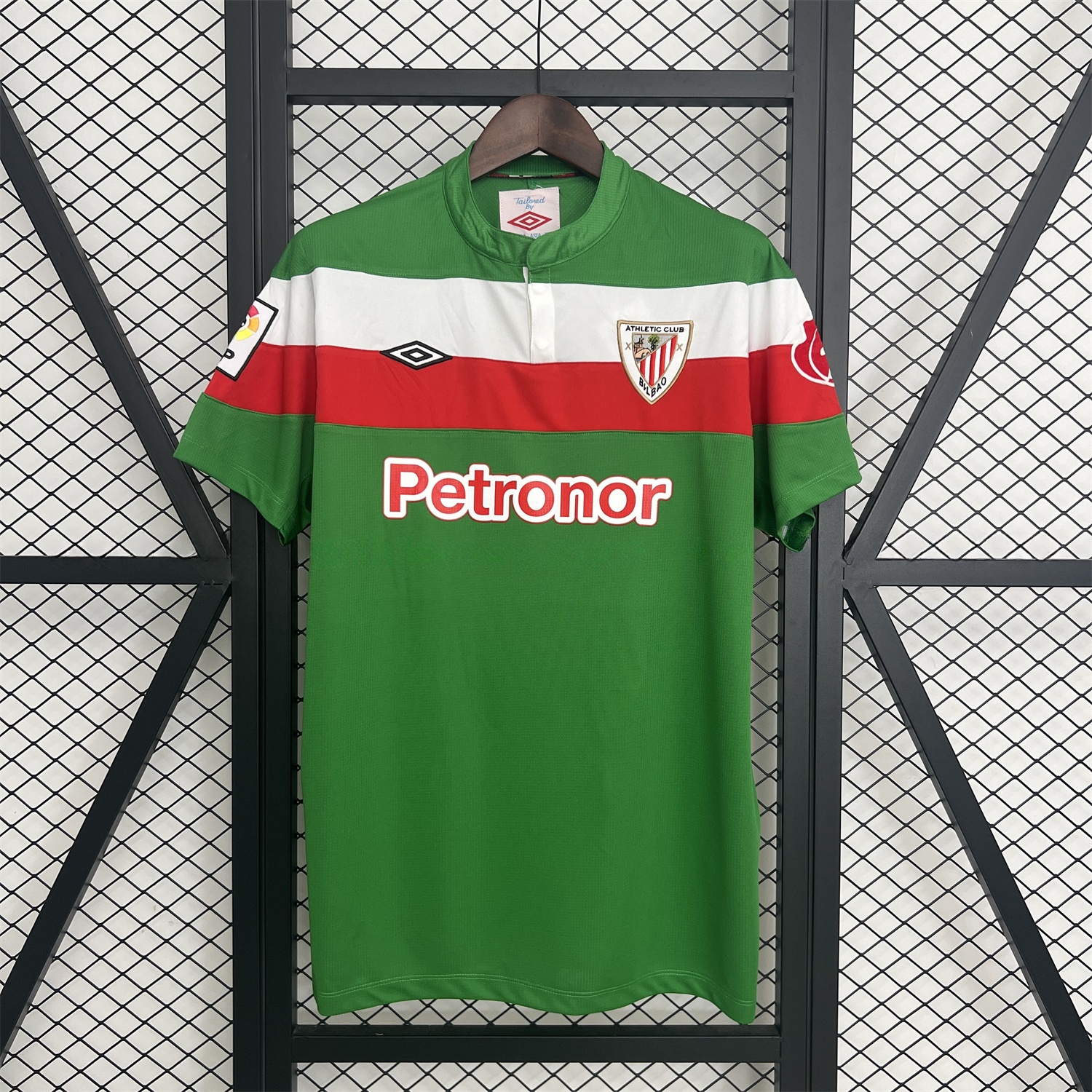 Retro Athletic Bilbao 2011-12 Away Green Jersey - ReplicasJersey