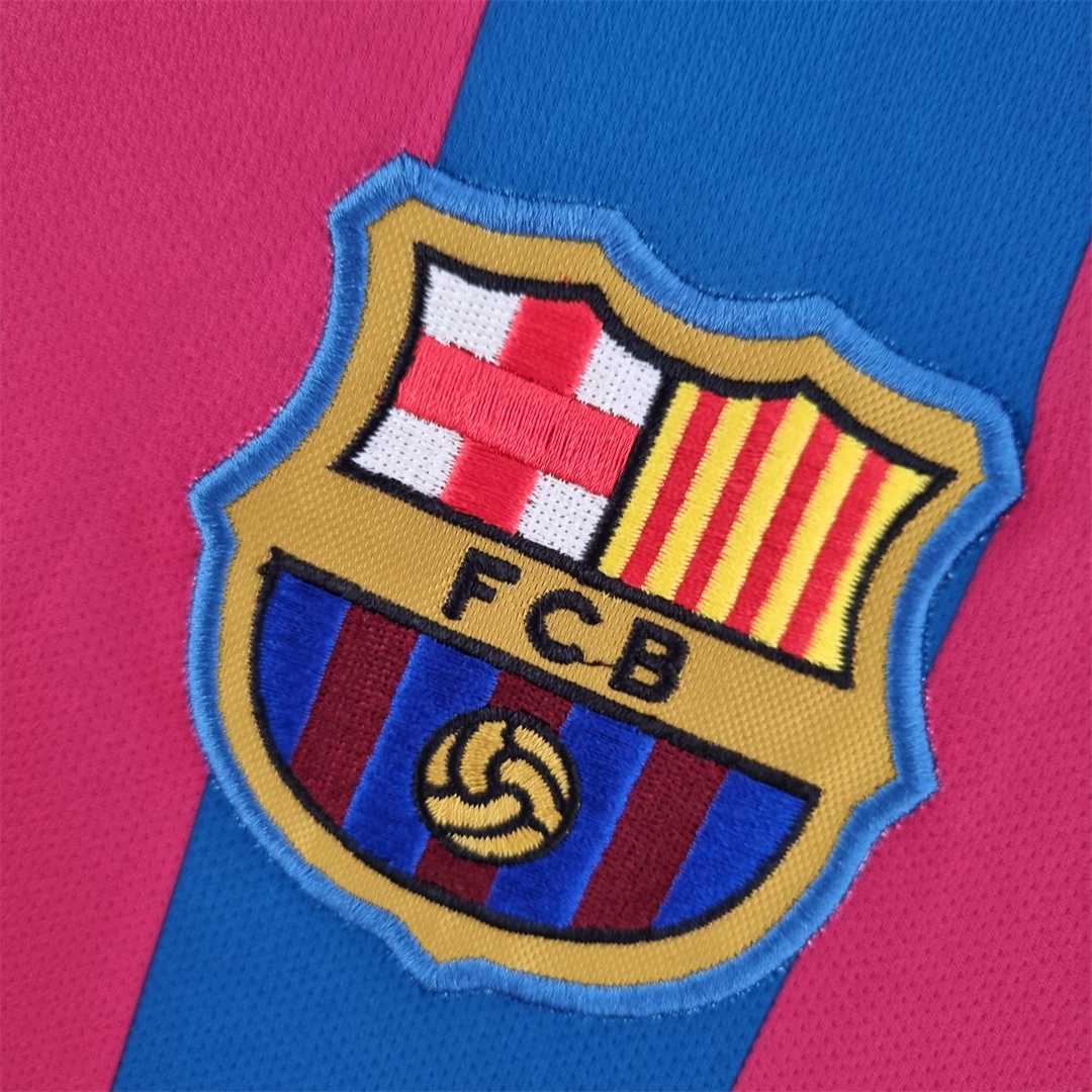 B.A.R.S.A Retro 05-06 Home Long Sleeve Jersey - UEFA Champions League Final - ReplicasJersey