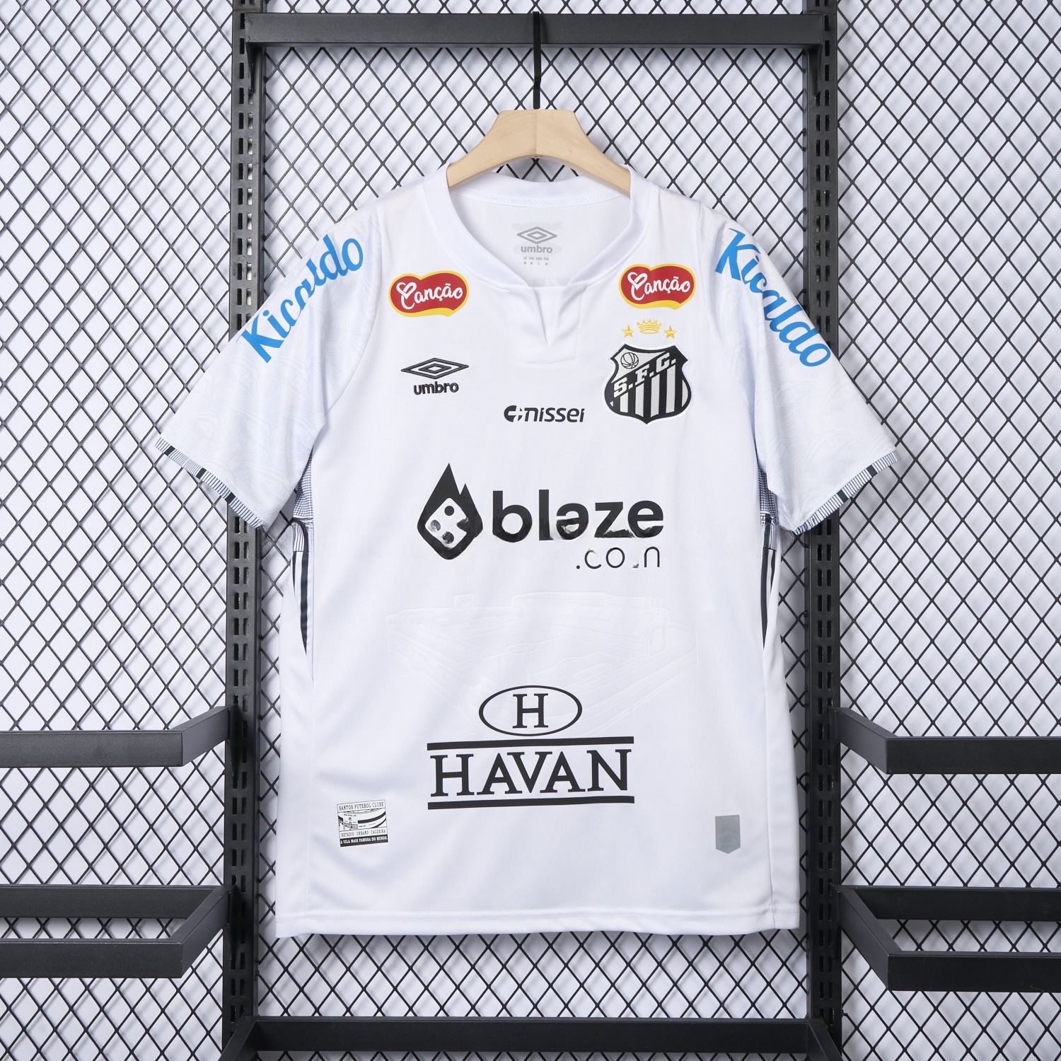 Santos 24-25 Home Jersey With Sponsors - Fans Version - ReplicasJersey