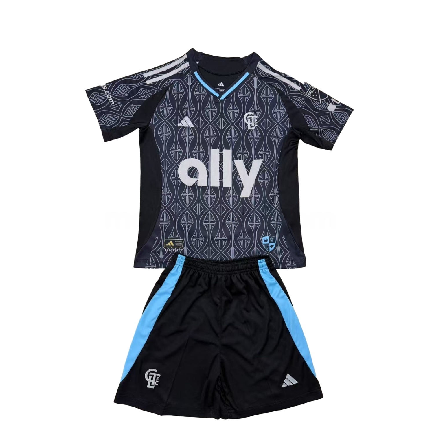 Charlotte 25-26 Away Men's Adult Jersey Set - Fans Version - ReplicasJersey