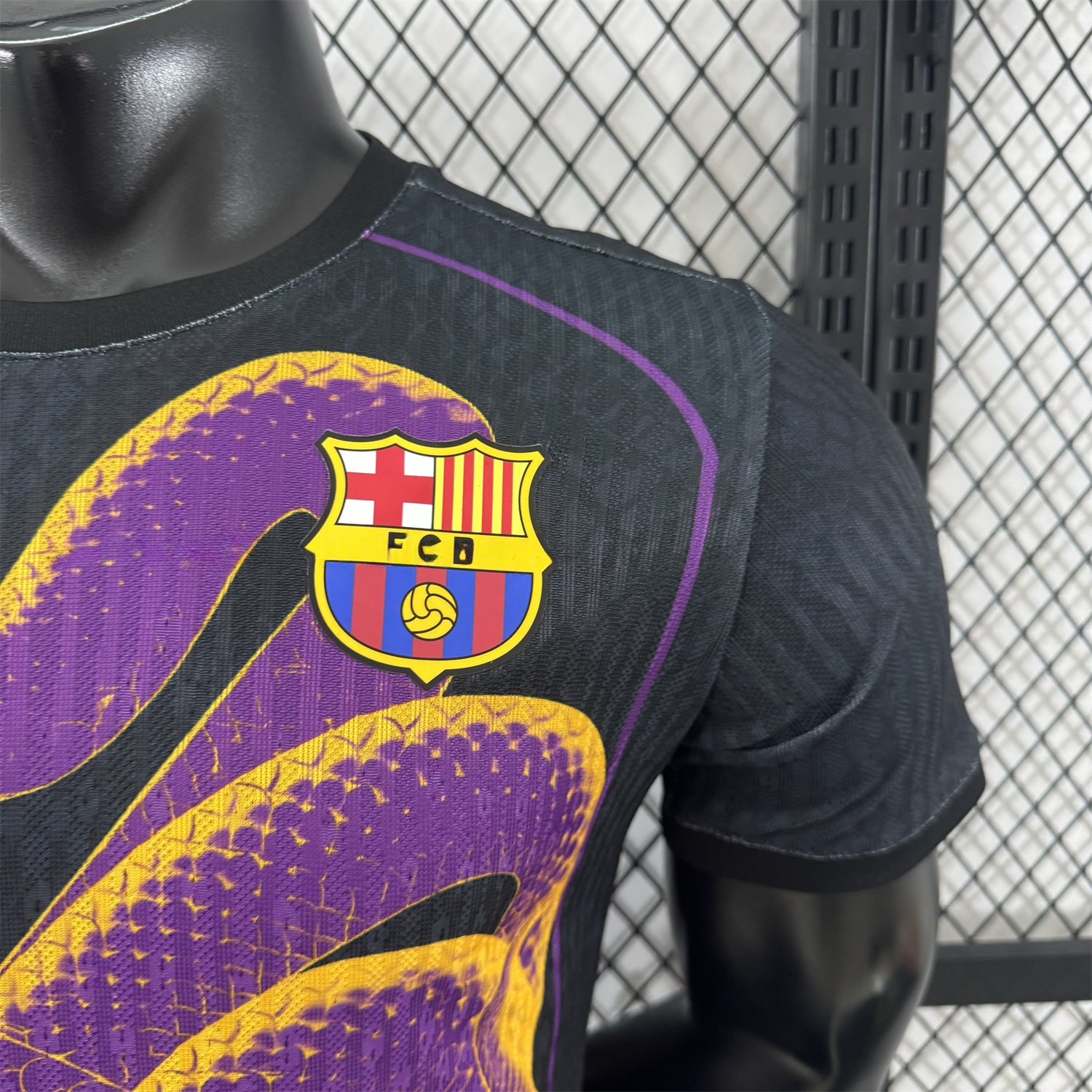 B.A.R.S.A 25-26 Purple Mamba Snake Black Special Jersey - Player Version - ReplicasJersey