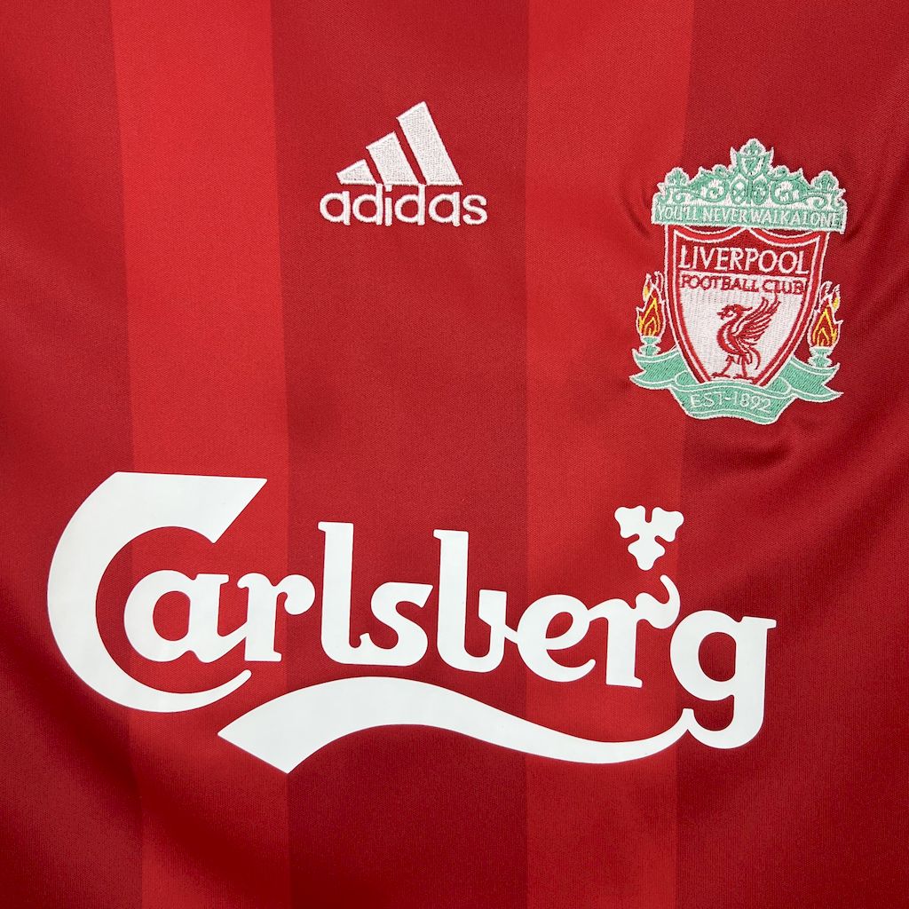 Retro Liver.pool 2008-10 Home Jersey - ReplicasJersey