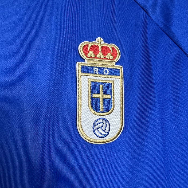 Retro Real Oviedo Vetusta 1990-91 Home Stadium Jersey - ReplicasJersey