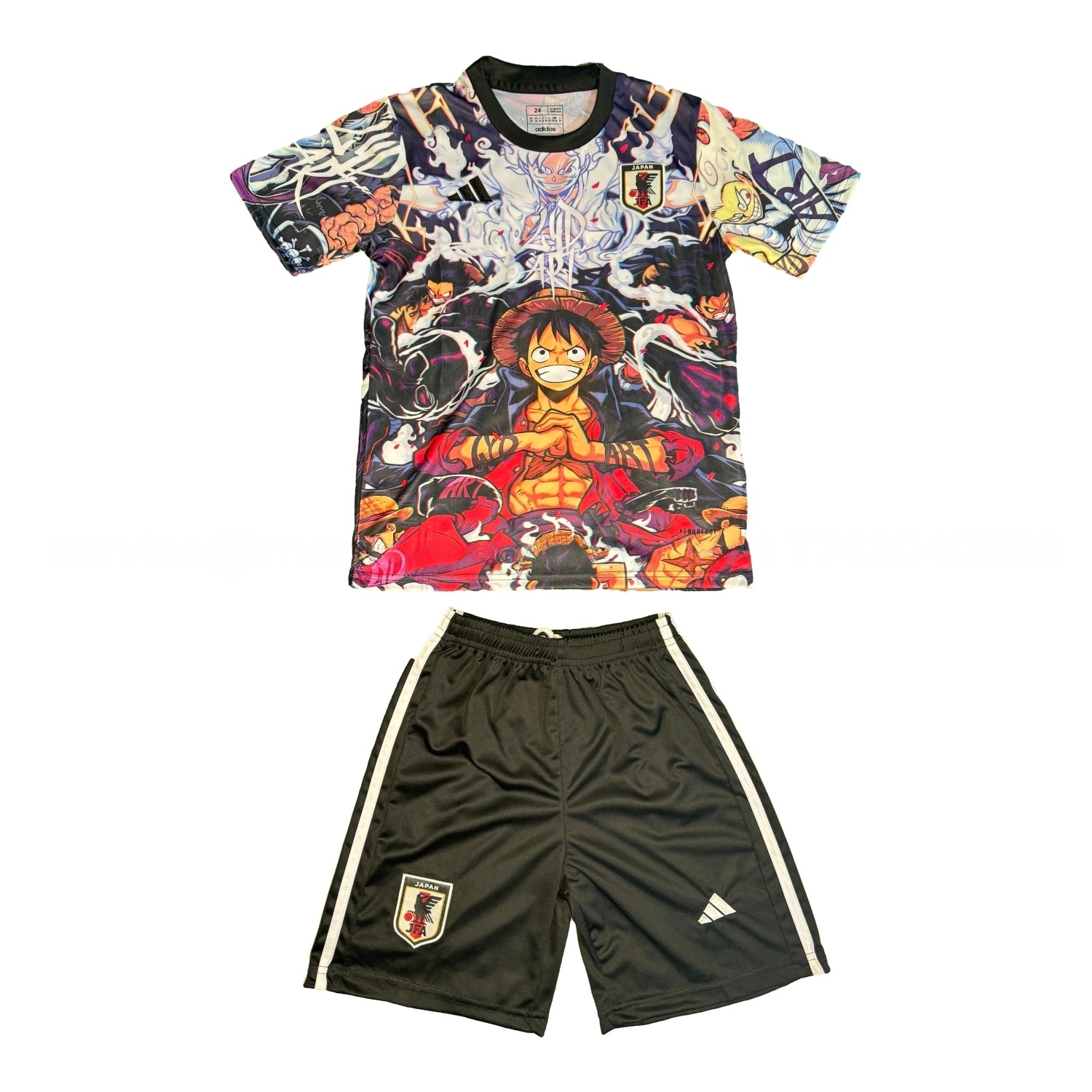 Japan 25-26 Luffy And Nika Special Kids Kit - ReplicasJersey