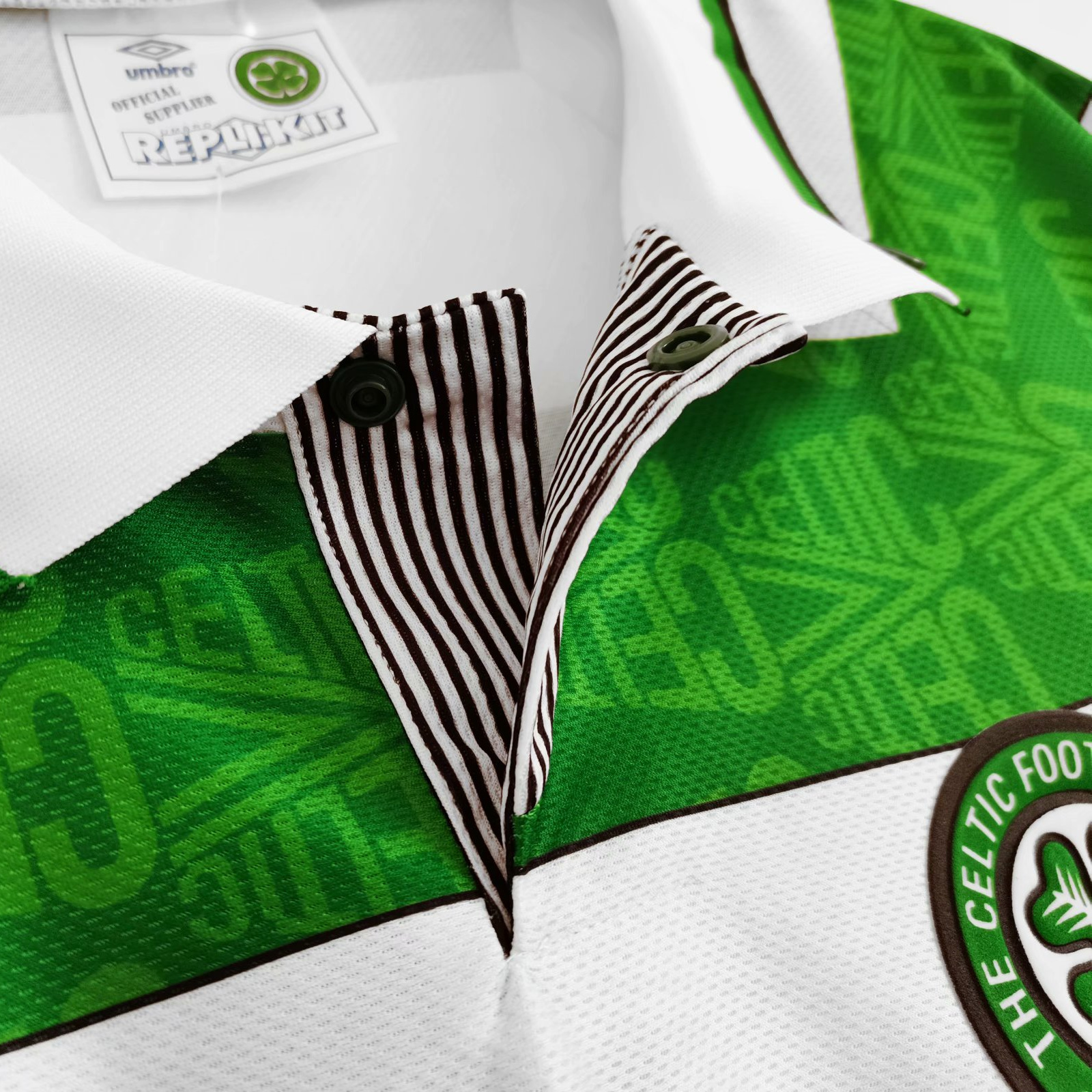 Retro Celtic 1991-92 Home Stadium Jersey - ReplicasJersey