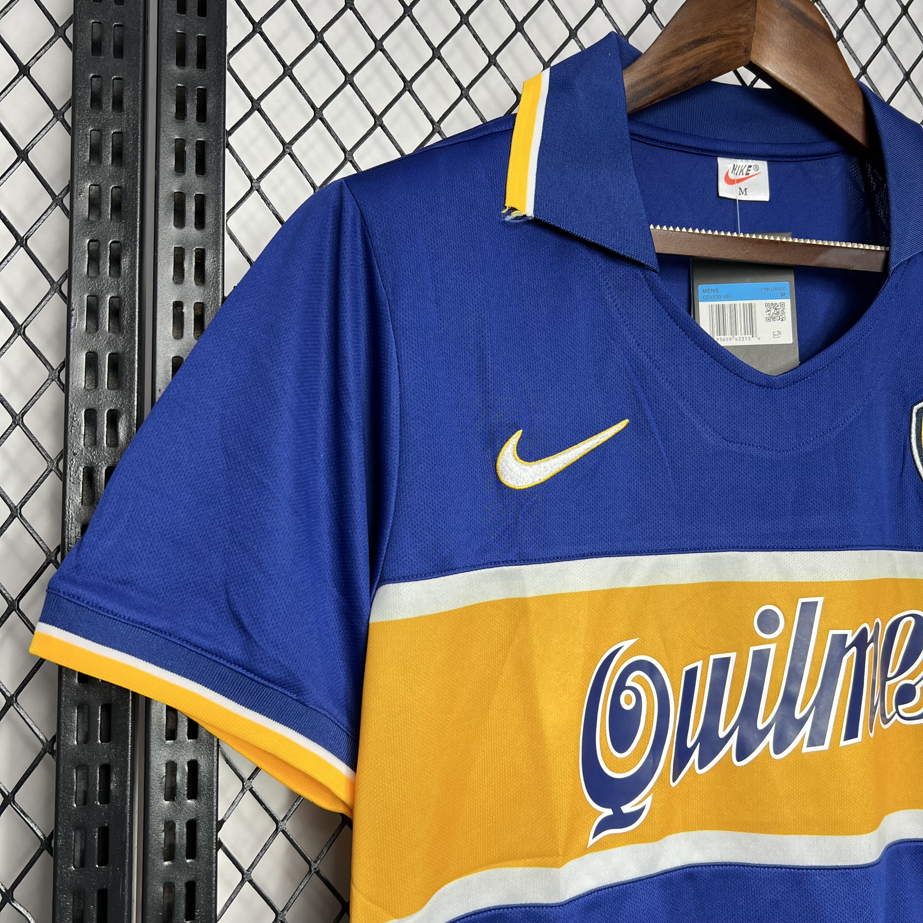 Retro Boca Juniors 1996-97 Home Stadium Jersey - ReplicasJersey