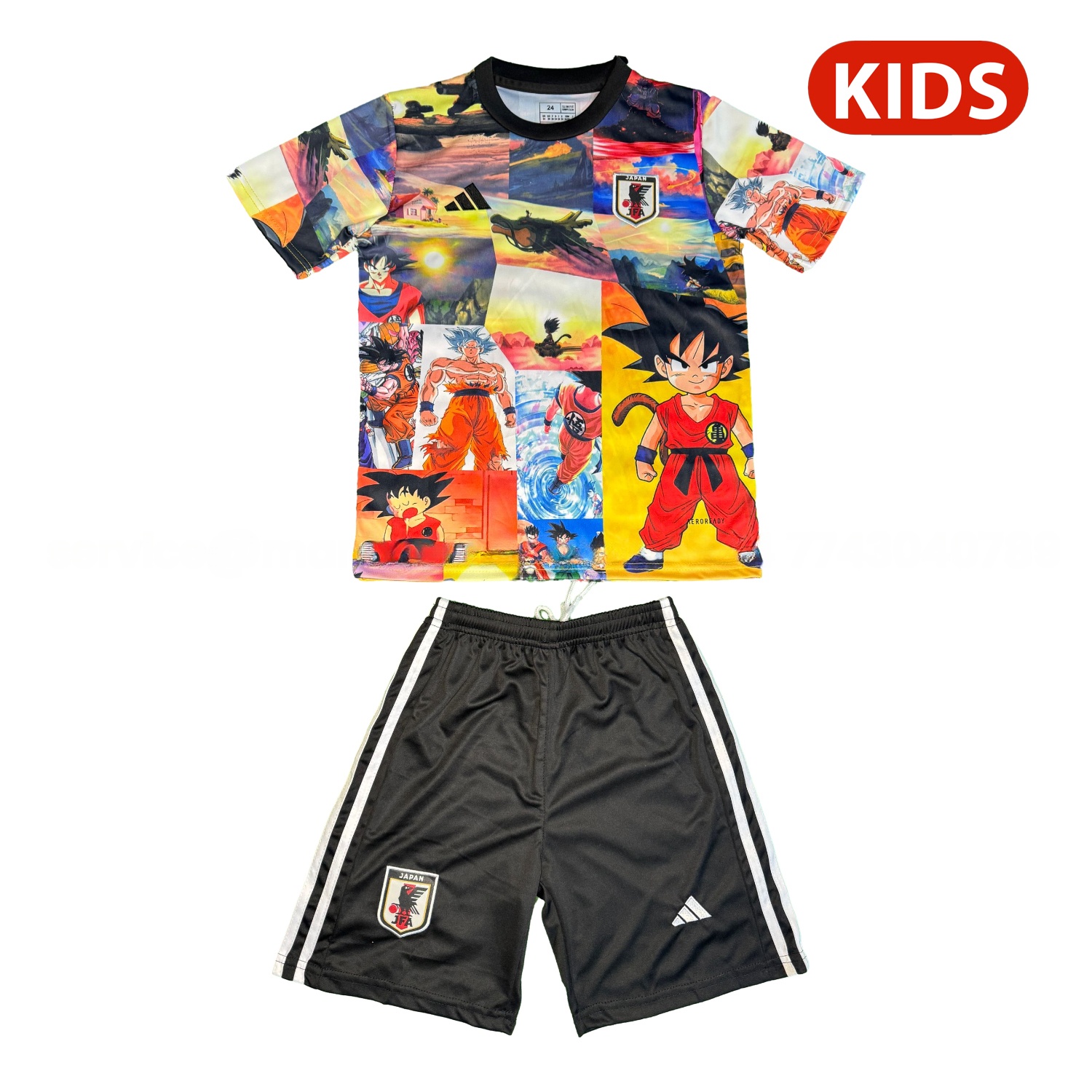 Japan 25-26 Dragon Ball Famous Scene Special Kids Kit - ReplicasJersey