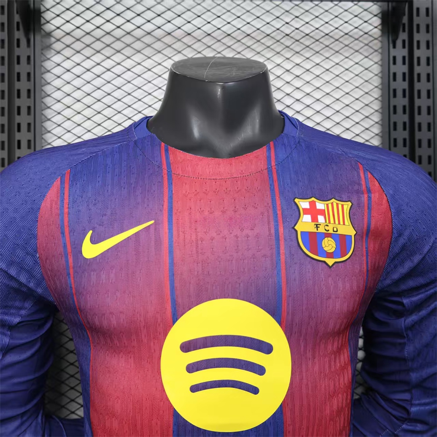B.A.R.S.A 25-26 Home Long Sleeves Jersey (Leaked Version 2) - Player Version - ReplicasJersey