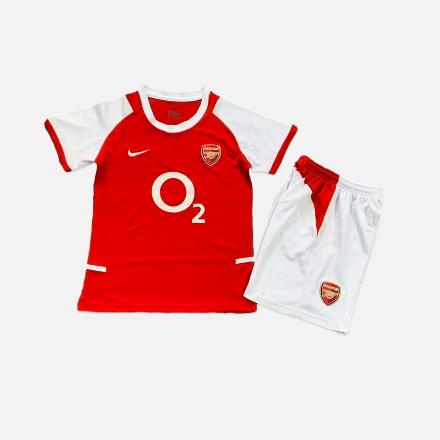 Retro Arsenal 2002-04 Home Stadium Kids Kit - ReplicasJersey
