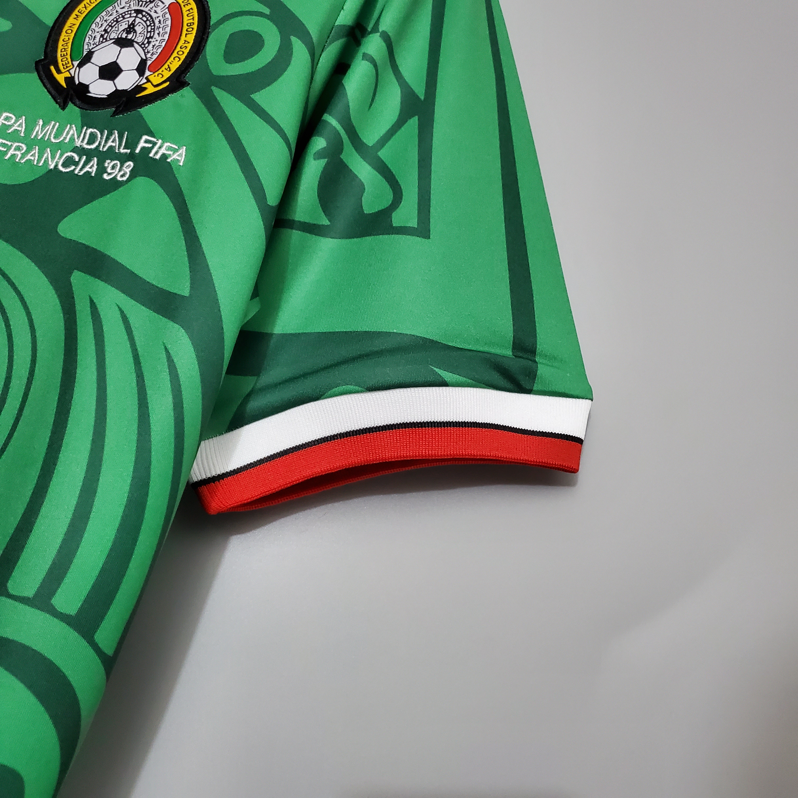 Retro Mexico 1998 Home Jersey - ReplicasJersey