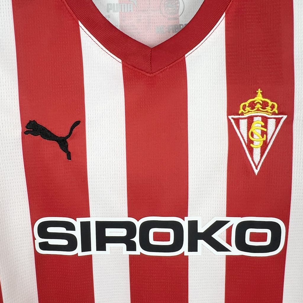 Sporting de Gijon 24-25 Home Kids Kit - ReplicasJersey