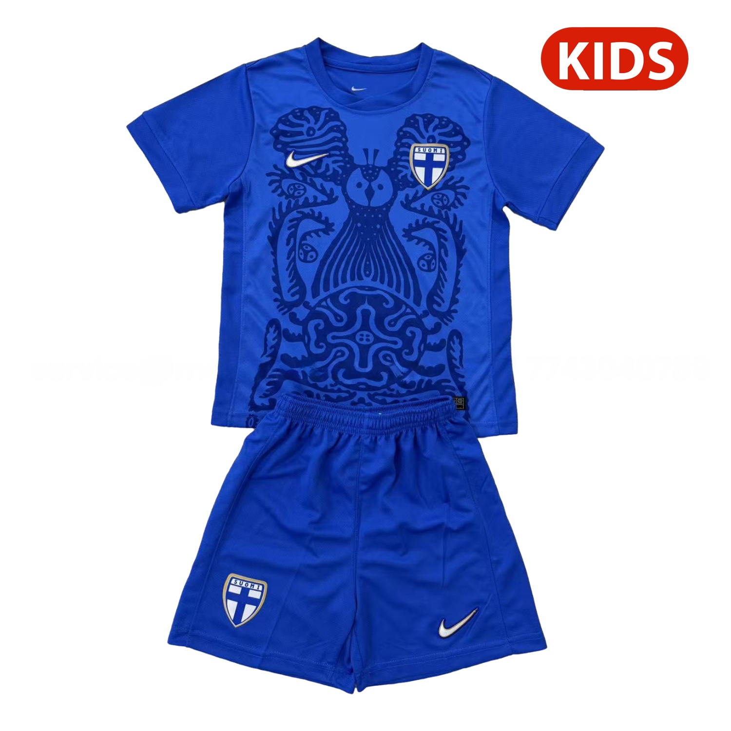 Finland 25-26 Away Kids Kit - ReplicasJersey