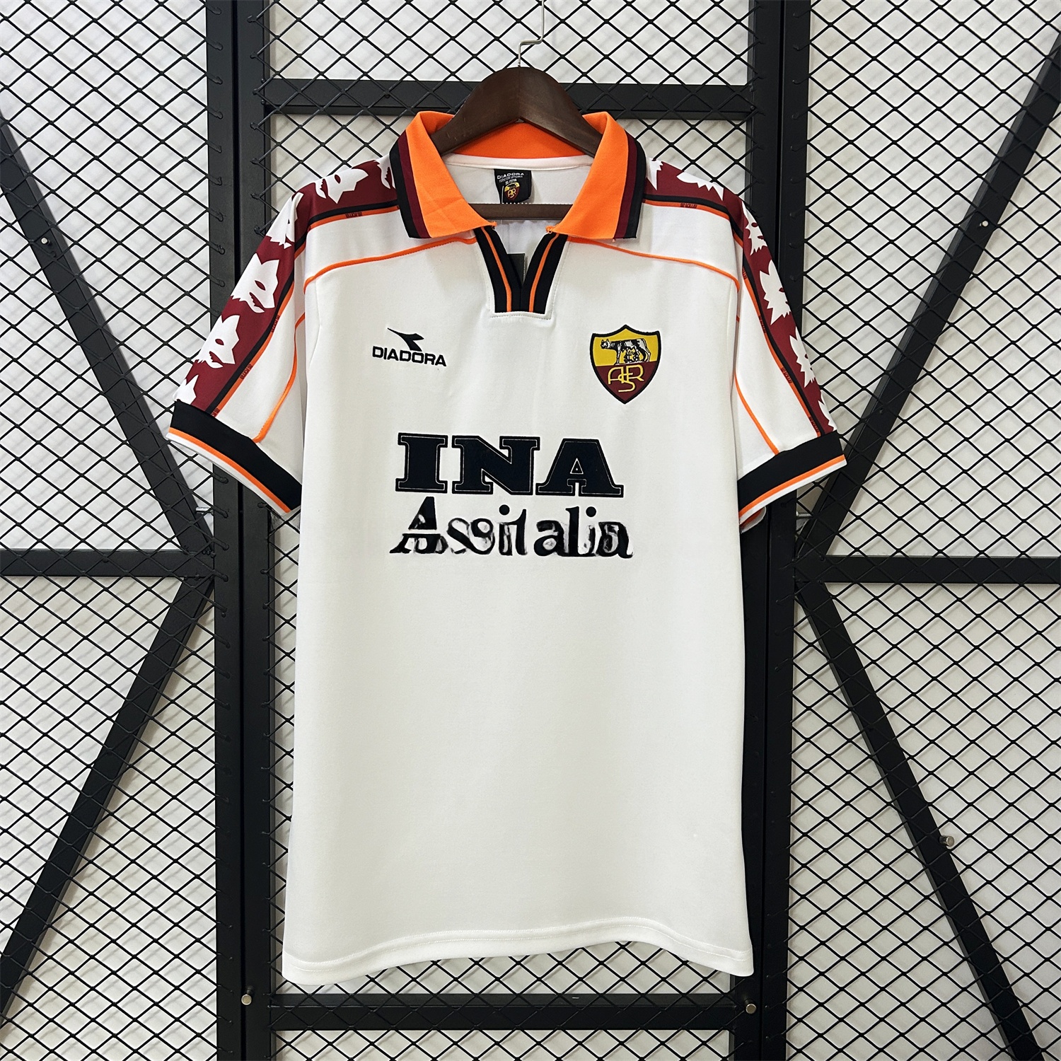 Retro Roma 1998-99 Away Jersey - ReplicasJersey