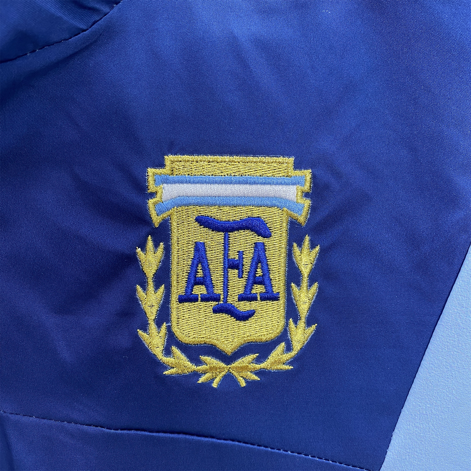 Argentina 24-25 Throwback Windbreaker Jacket - Blue - ReplicasJersey