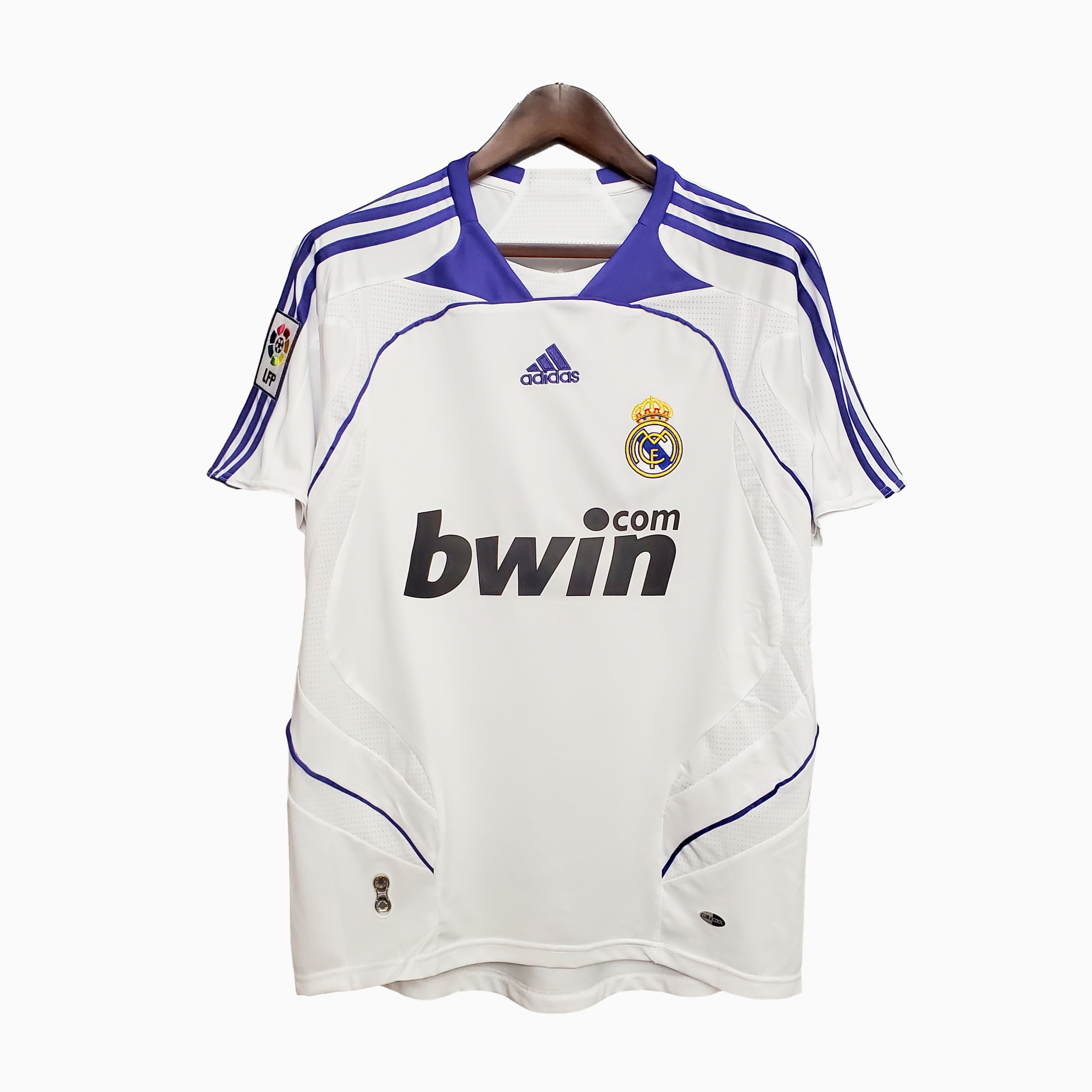 Retro Real Madrid 07-08 Home Stadium Jersey - ReplicasJersey