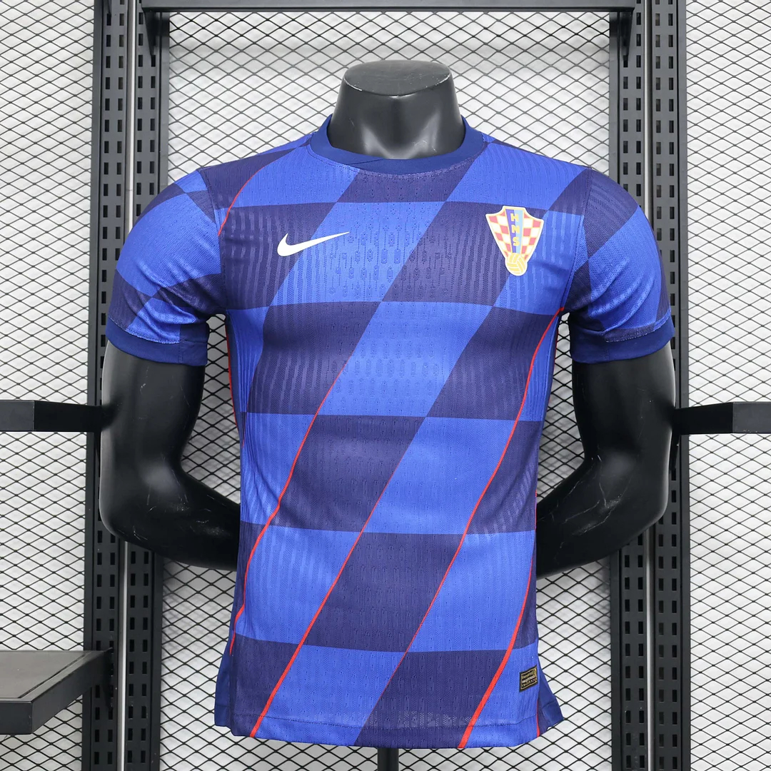 Croatia 2024 Away Stadium Jersey - Player Version - ReplicasJersey
