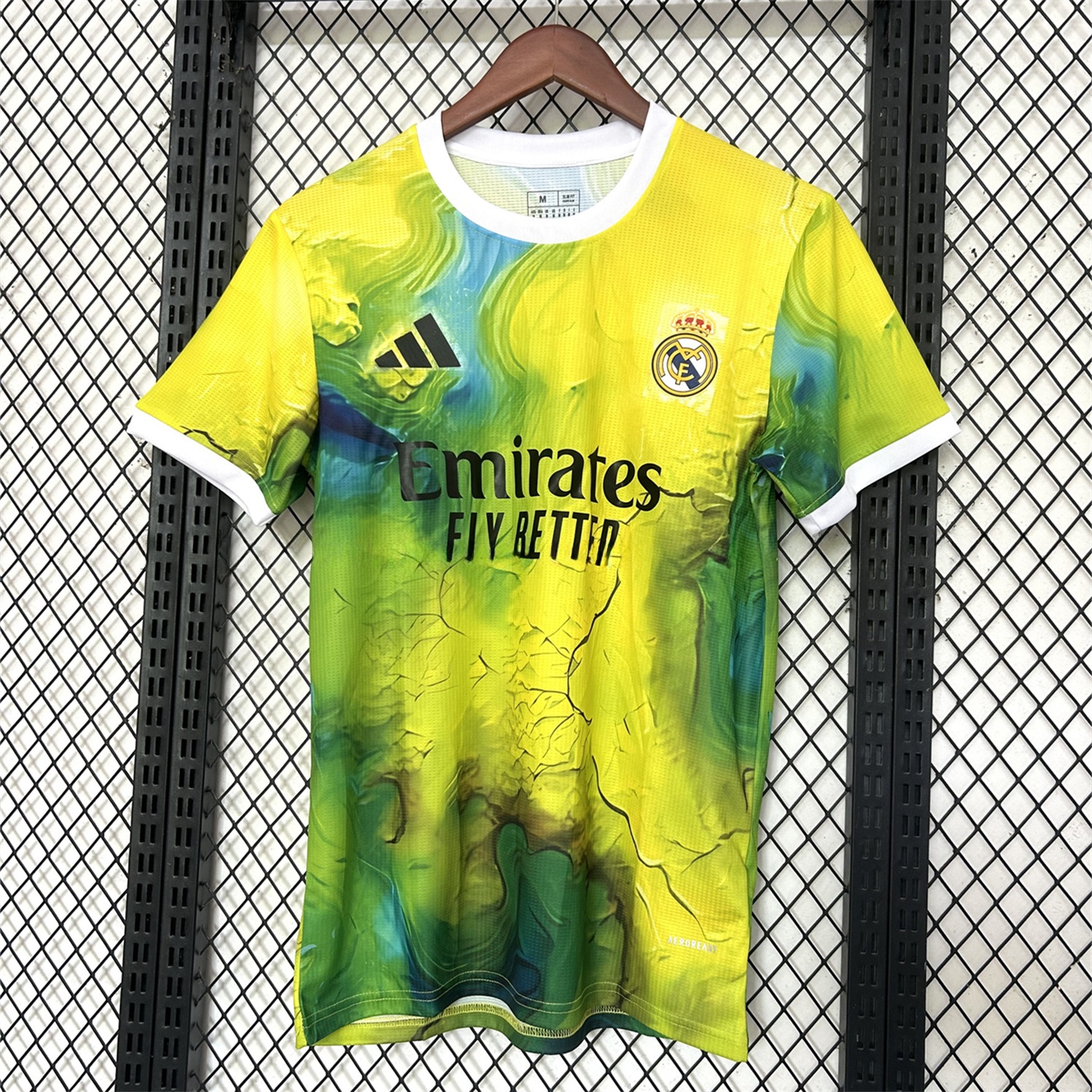 Real Madrid 25-26 Green & Yellow Special Jersey - Fans Version - ReplicasJersey