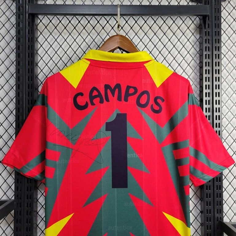 Retro Mexico 1998 World Cup Goalkeeper Red Jersey - ReplicasJersey