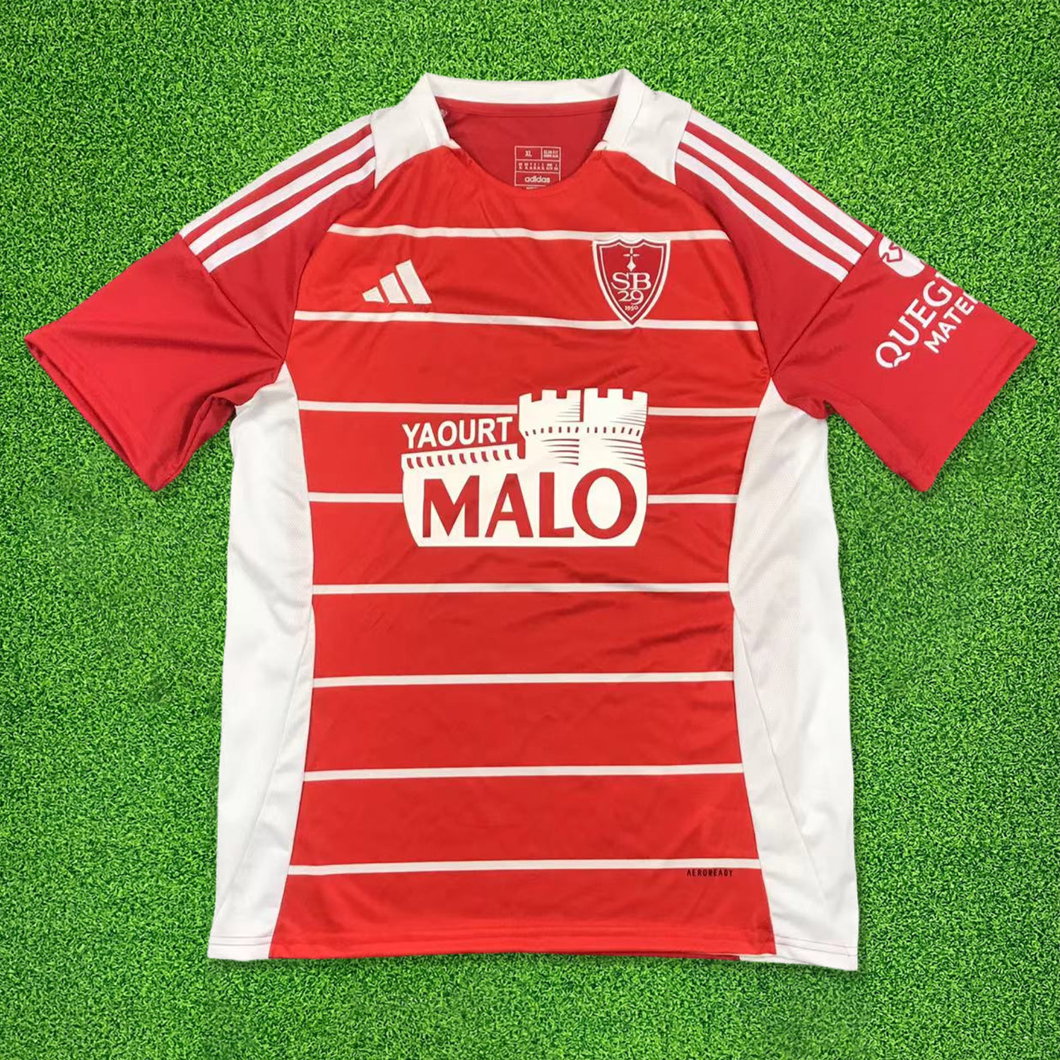 Stade Brestois 24-25 European Home Jersey - Fans Version - ReplicasJersey