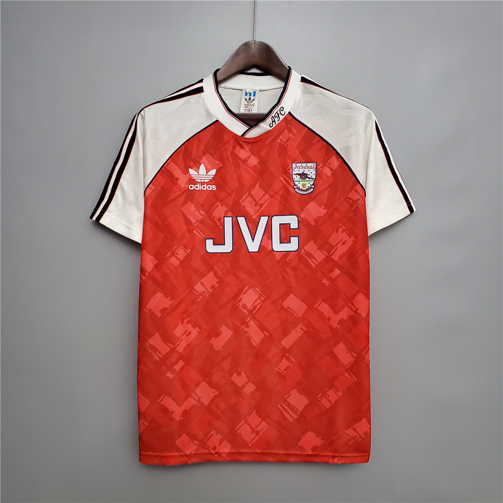 Arsenal Retro 90-92 Home Stadium Jersey - ReplicasJersey