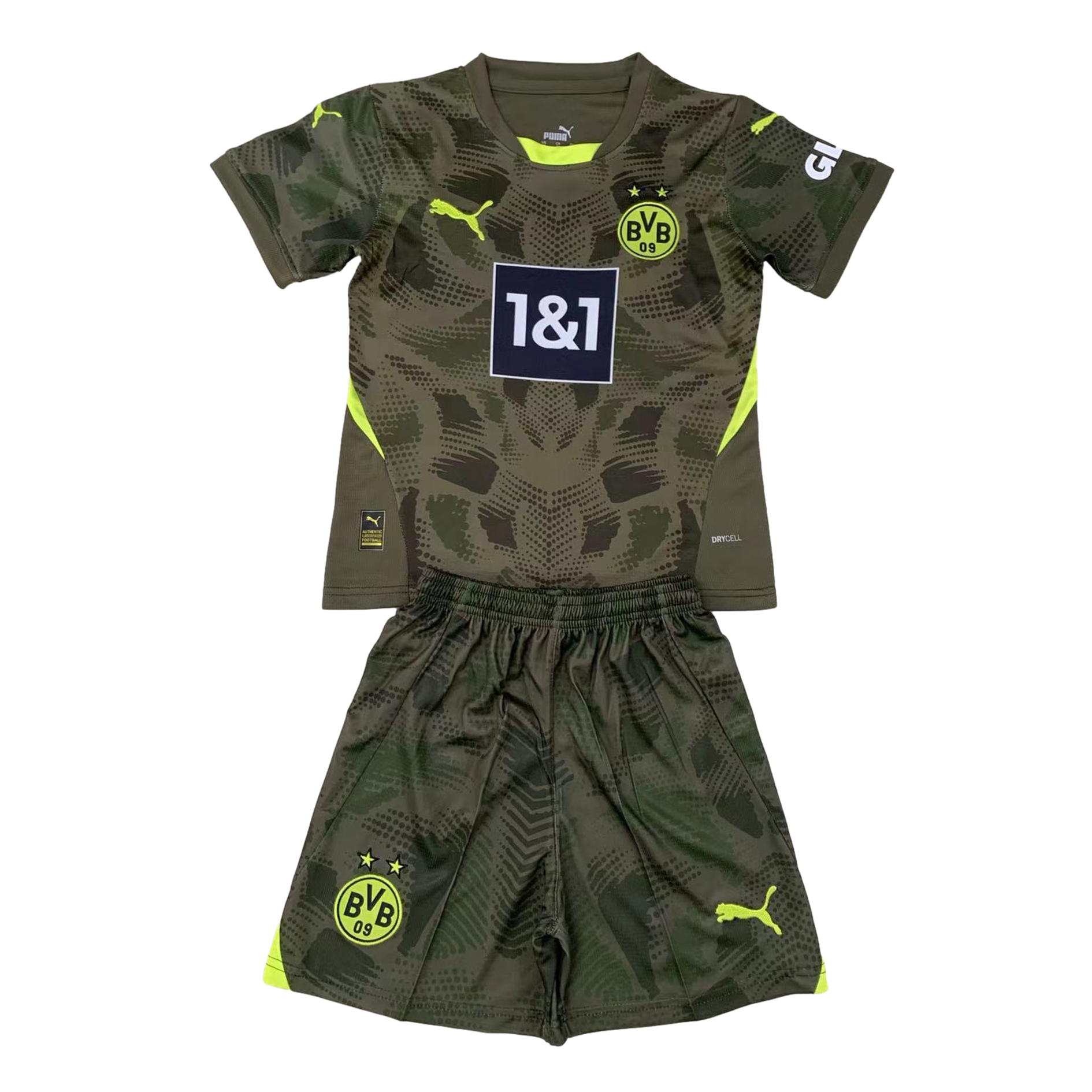 Dortmund 24-25 Goalkeeper Kids Kit - Green - ReplicasJersey