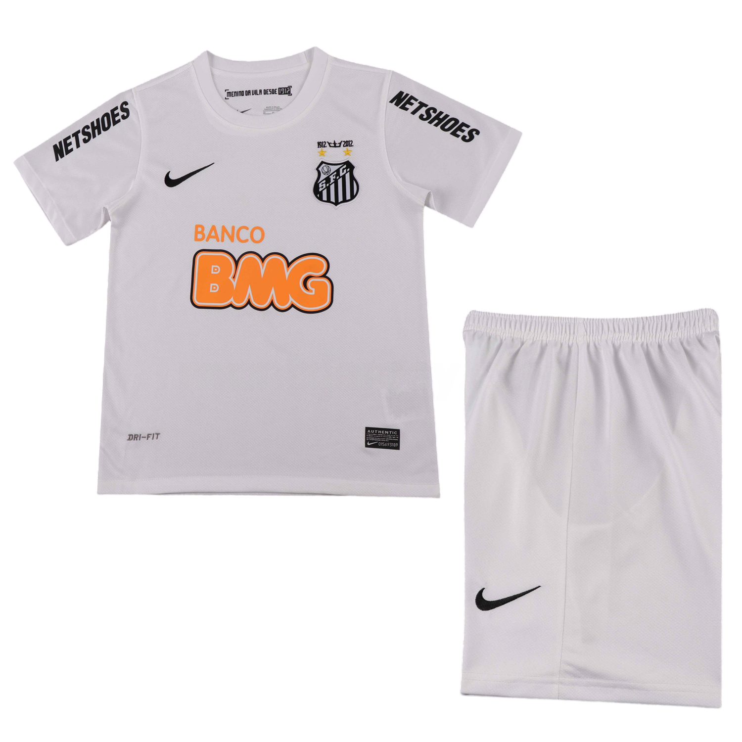 Retro Santos 2012 Home Kids Kit - ReplicasJersey