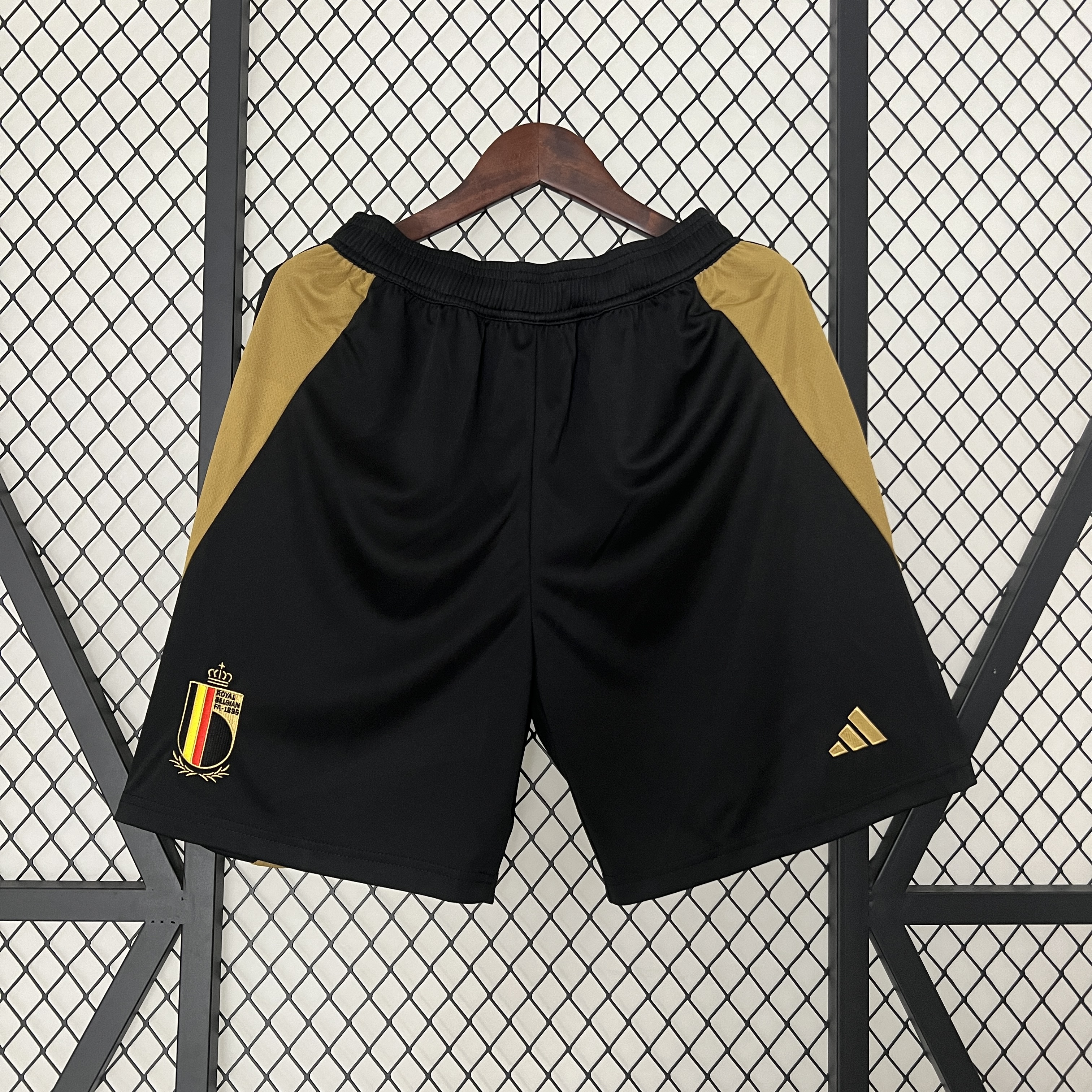 Belgium 2024 Home Shorts - Fans Version - ReplicasJersey