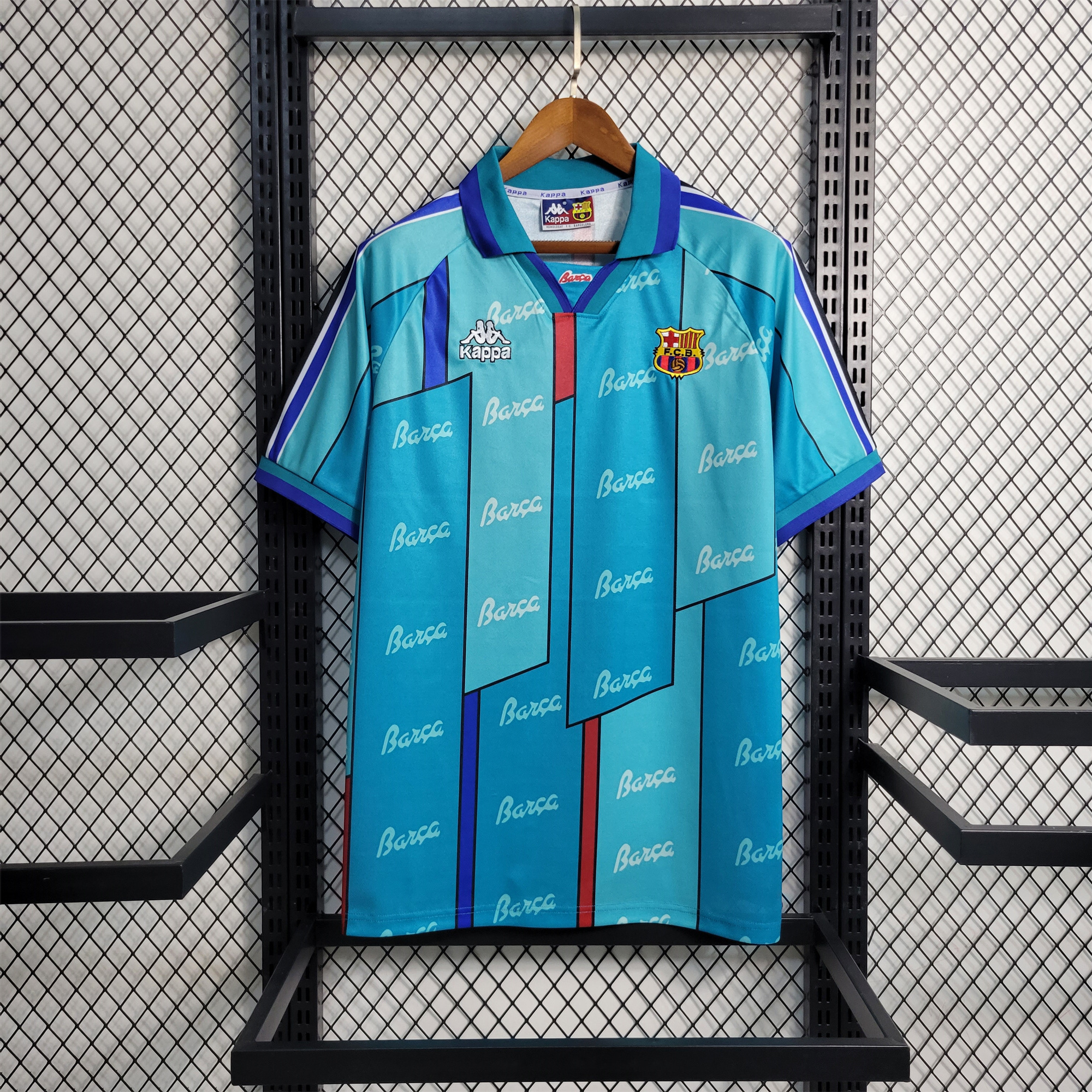B.A.R.S.A Retro 95-97 Away Stadium Jersey - ReplicasJersey