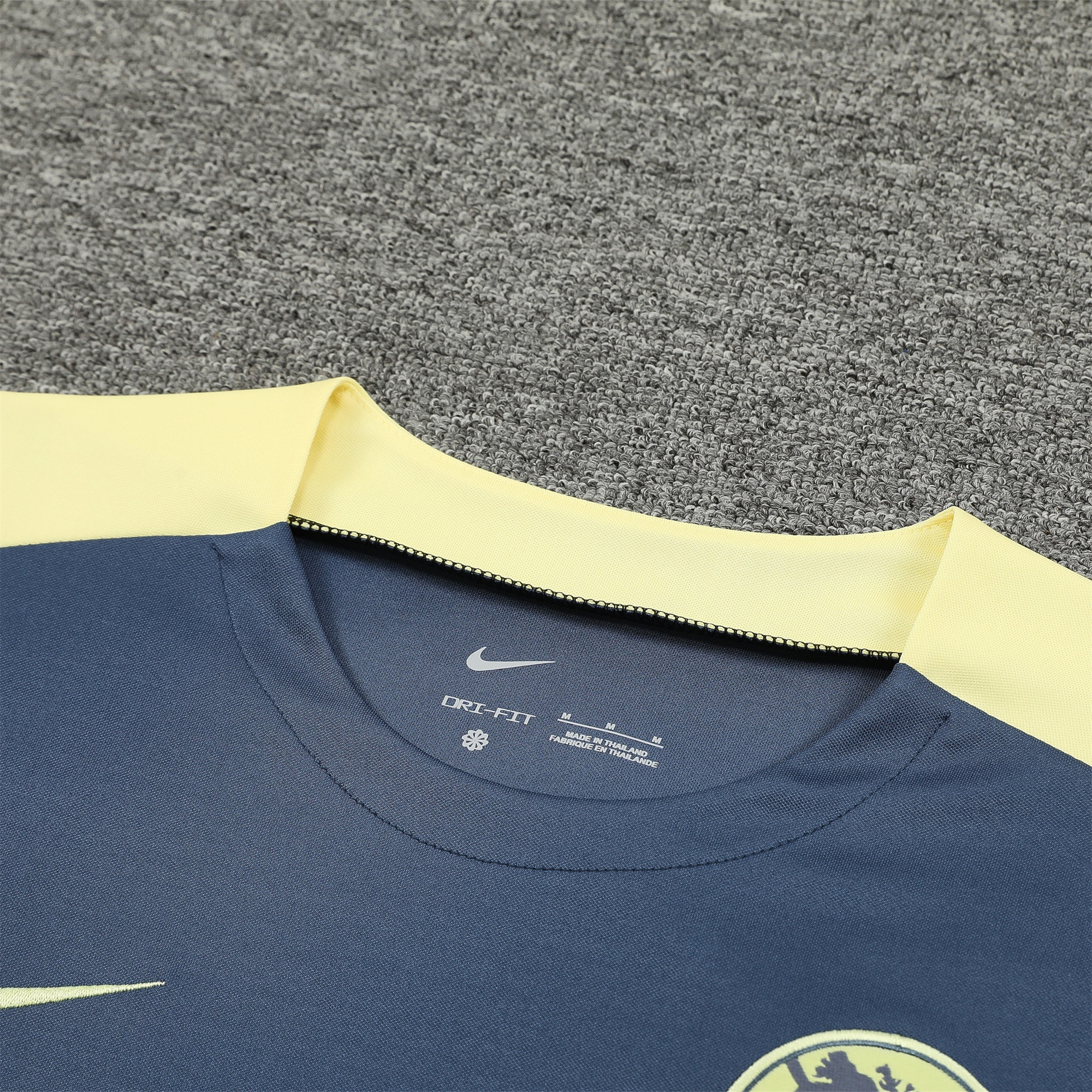 Club América 24-25 Short-Sleeve Training Set - Grey Top & Shorts - ReplicasJersey