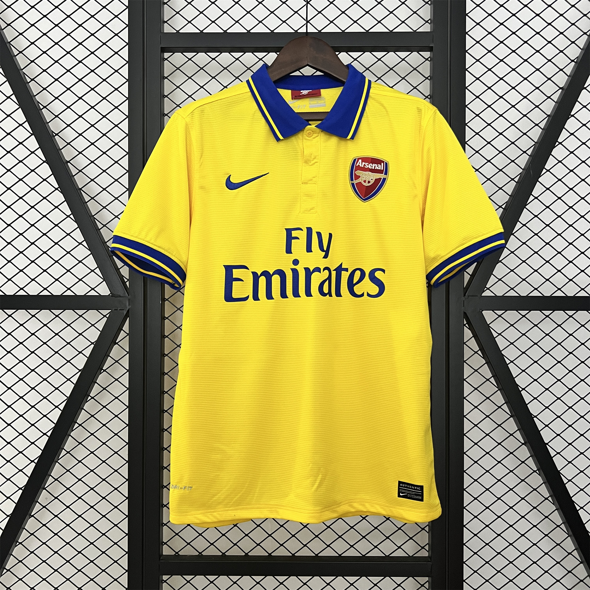 Retro Arsenal 2013-14 Away Jersey - ReplicasJersey