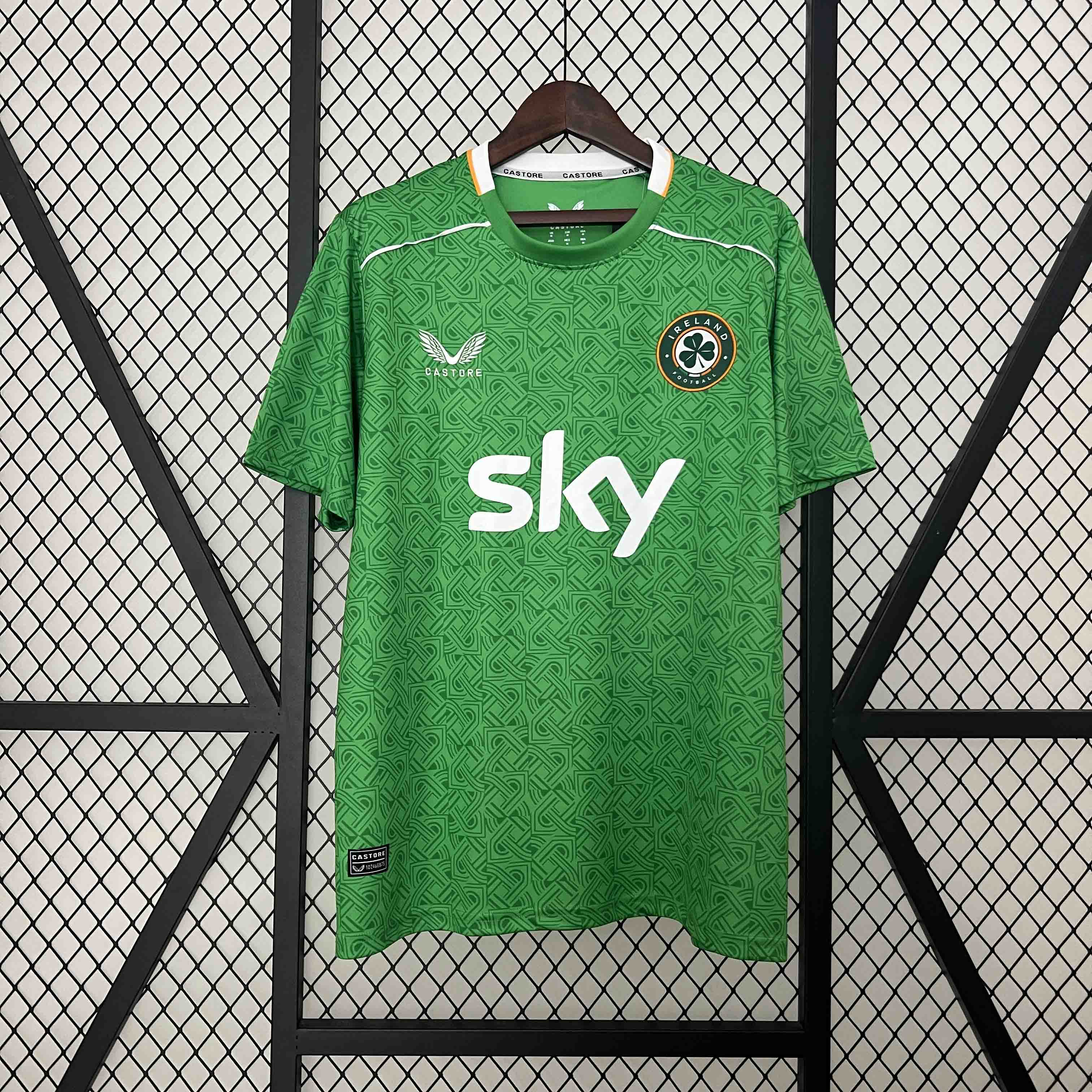 Ireland 2024 Home Stadium Jersey - Fans Version (with SKY patch) - ReplicasJersey
