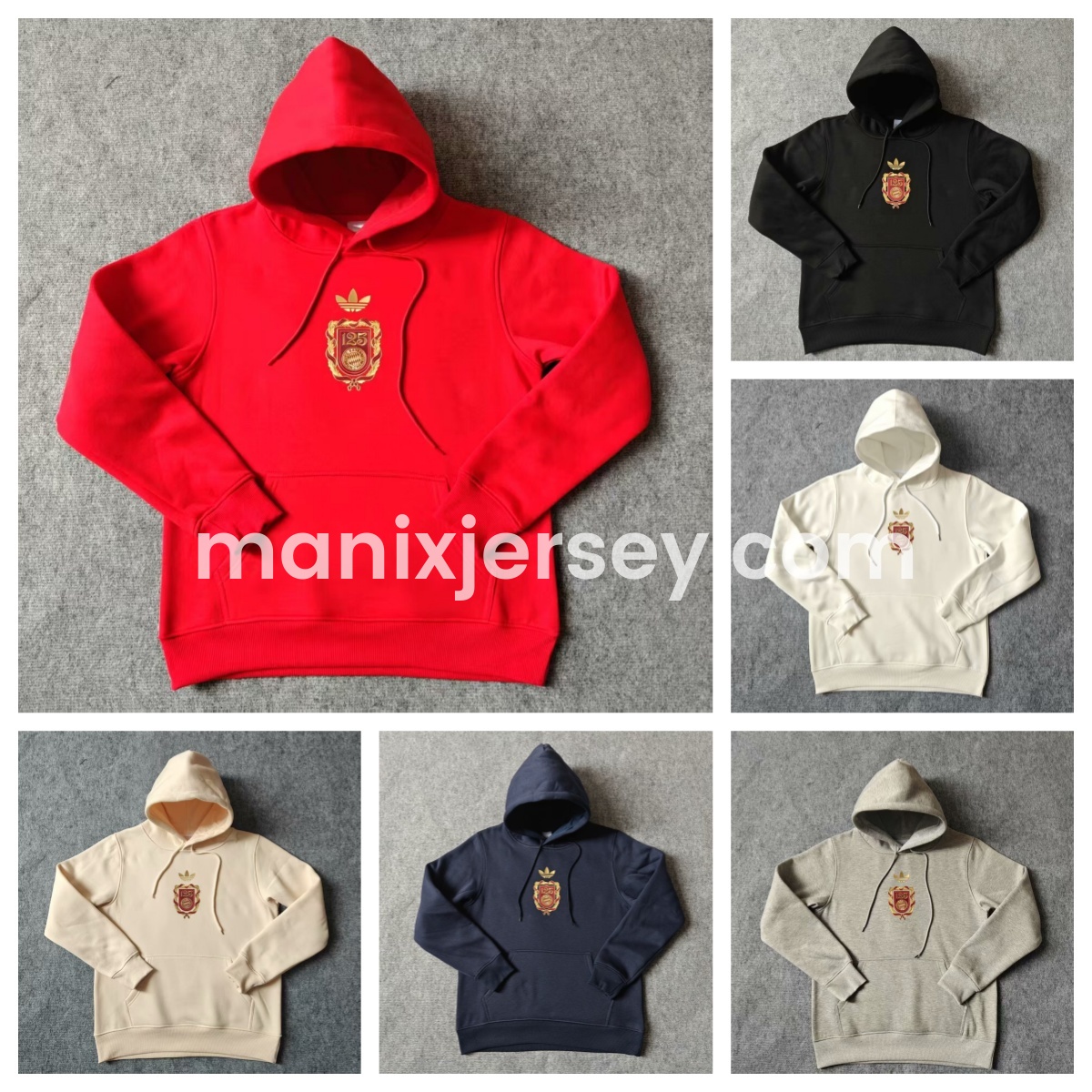 Bayern Munich 2025 125th Anniversary Unisex Pullover Hoodie - ReplicasJersey