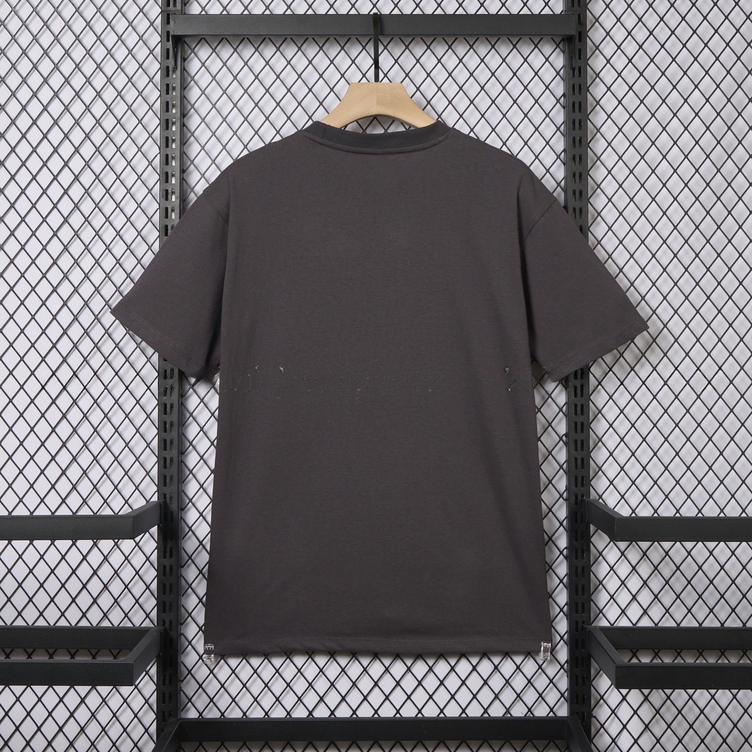 B.A.R.S.A x Travis Scott 24-25 Football Eagle Pattern Dark Grey T-shirt - ReplicasJersey