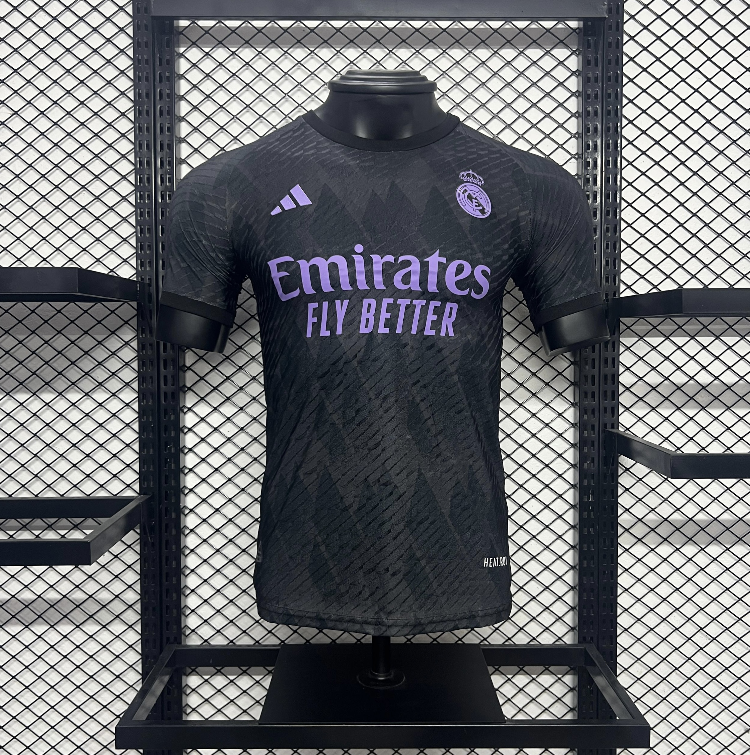 Real Madrid 24-25 Black Special Edition Jersey - Player Version - ReplicasJersey