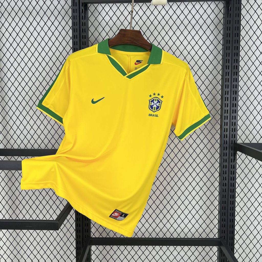 Retro Brazil 1997 Home Jersey - ReplicasJersey