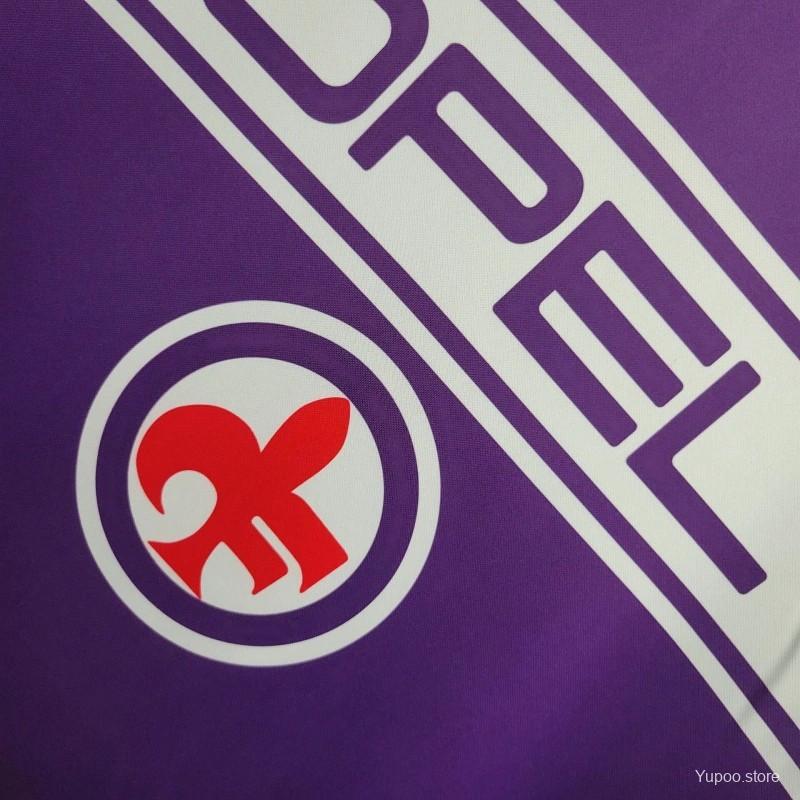 Retro Fiorentina 1984-85 Home Stadium Jersey - ReplicasJersey