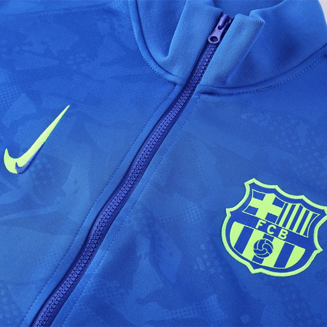 B.A.R.S.A 24-25 Jacket Training Tracksuit - Blue Top and Black Pants - ReplicasJersey